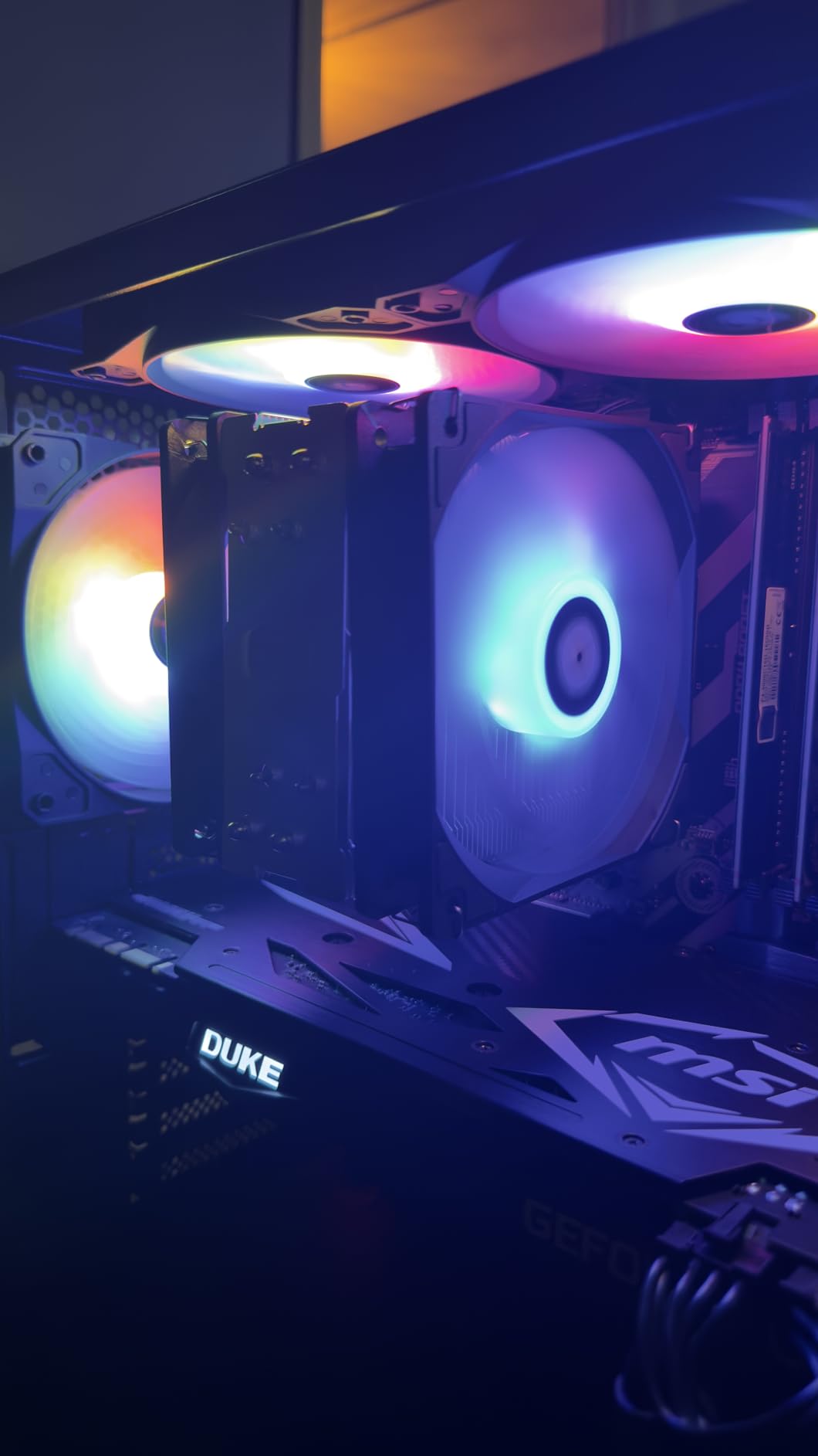 Cooler Master Hyper 212 Spectrum V3 ARGB CPU Air Cooler, 4 Heat Pipes | AMD AM5/AM4 & Intel LGA1851/1700 Support Cooler, Quiet Cooling, 120mm PWM Fan, ARGB, 152mm, Easy Installation customer photo 2