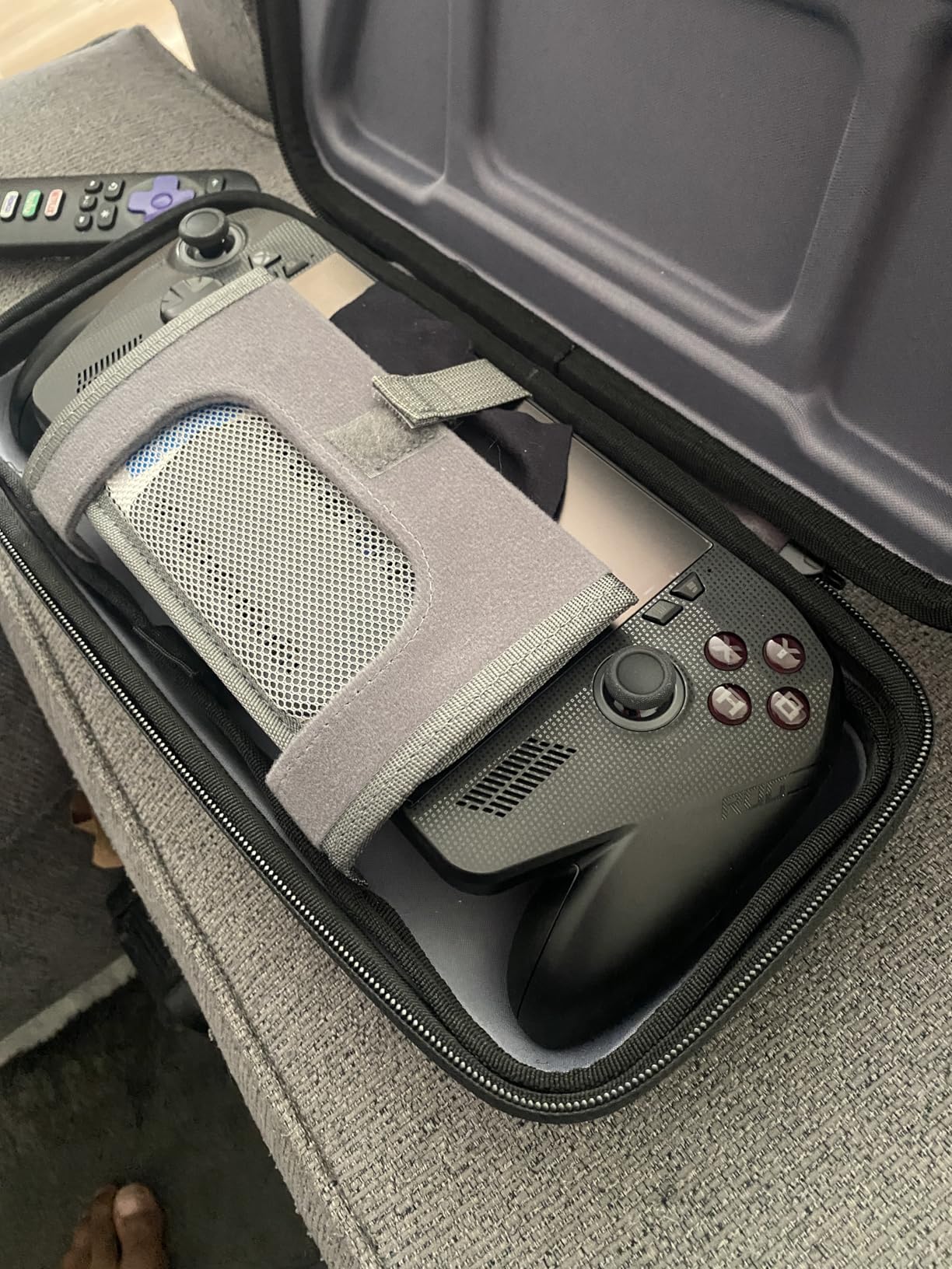 JSAUX Carrying Case Compatible with Steam Deck/ROG Ally, Protective Hard Shell Travel Case Fits Charger & Dock, Portable Bag for Steam Deck OLED/ROG Ally X customer photo 2