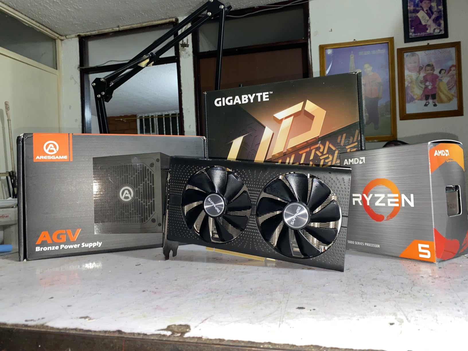 GIGABYTE B550M K AMD AM4 Micro-ATX Motherboard, Supports Ryzen 5000/4000/3000 Series Processors, DDR4, 3+3 Power Phase, 2X M.2, PCIe 4.0, USB 3.2 Gen 1, GbE LAN, Q-Flash customer photo 1