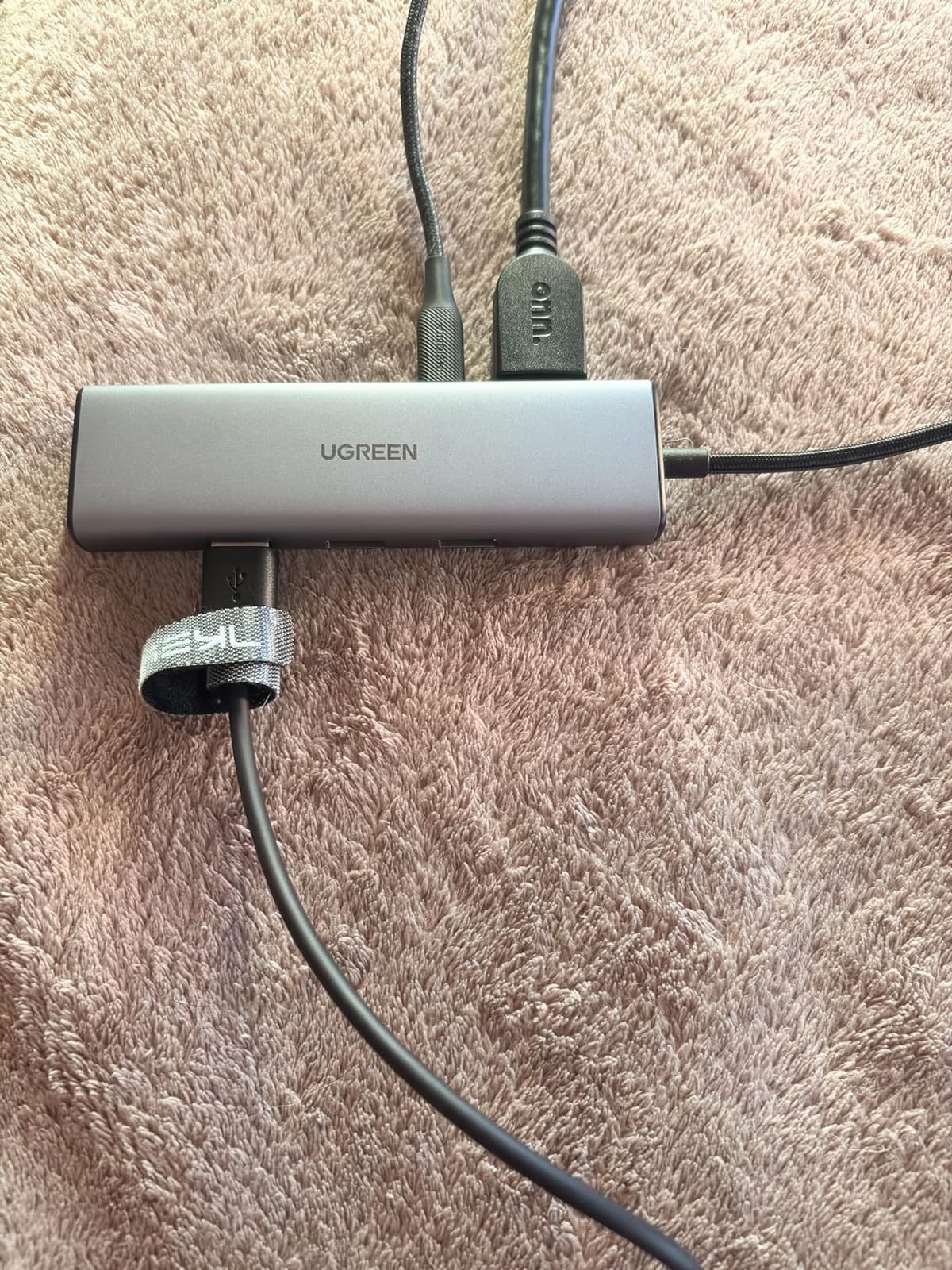 UGREEN Revodok 6 in 1 USB C Hub Gigabit Ethernet Adapter with 4K HDMI, 100W PD Charging customer photo 2
