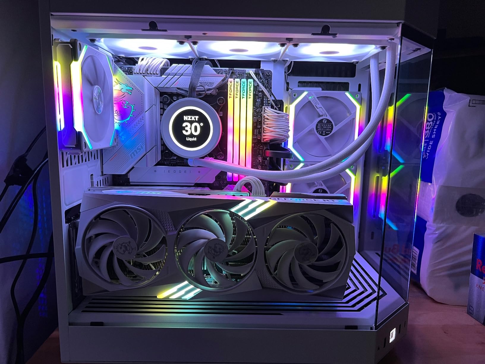 ASUS ROG Loki SFX-L 850W Platinum White Edition (Fully Modular Power Supply, 80+ Platinum, 120mm PWM ARGB Fan, Aura Sync, ATX 3.0 Compatible, PCIe 5.0 Ready, 10 Year Warranty) customer photo 1
