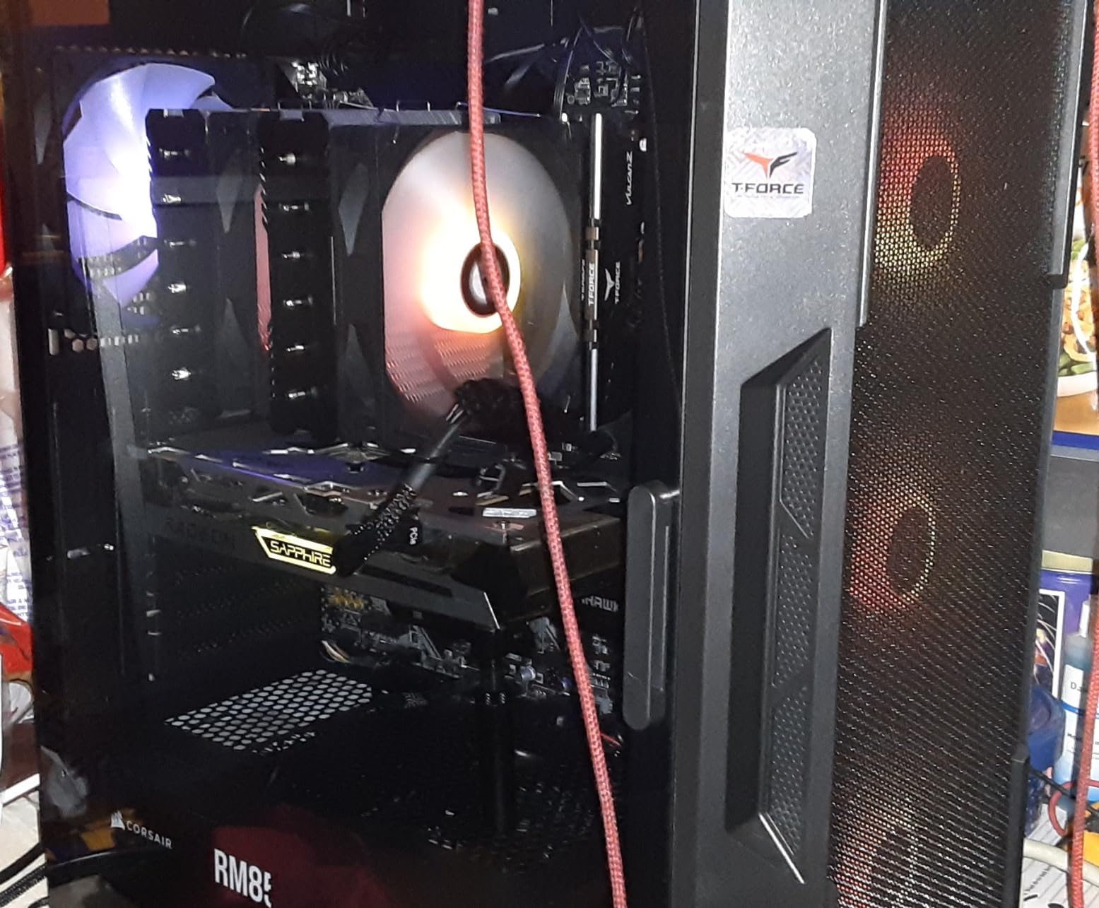 Zalman i3 Neo ATX Mid-Tower RGB Gaming PC Desktop Computer Case, White | 4x Fixed RGB Fans, High Airflow Mesh Panel, Swing Door Tempered Glass Side Panel, 360mm AIO Radiator & 355mm GPU Support customer photo 1