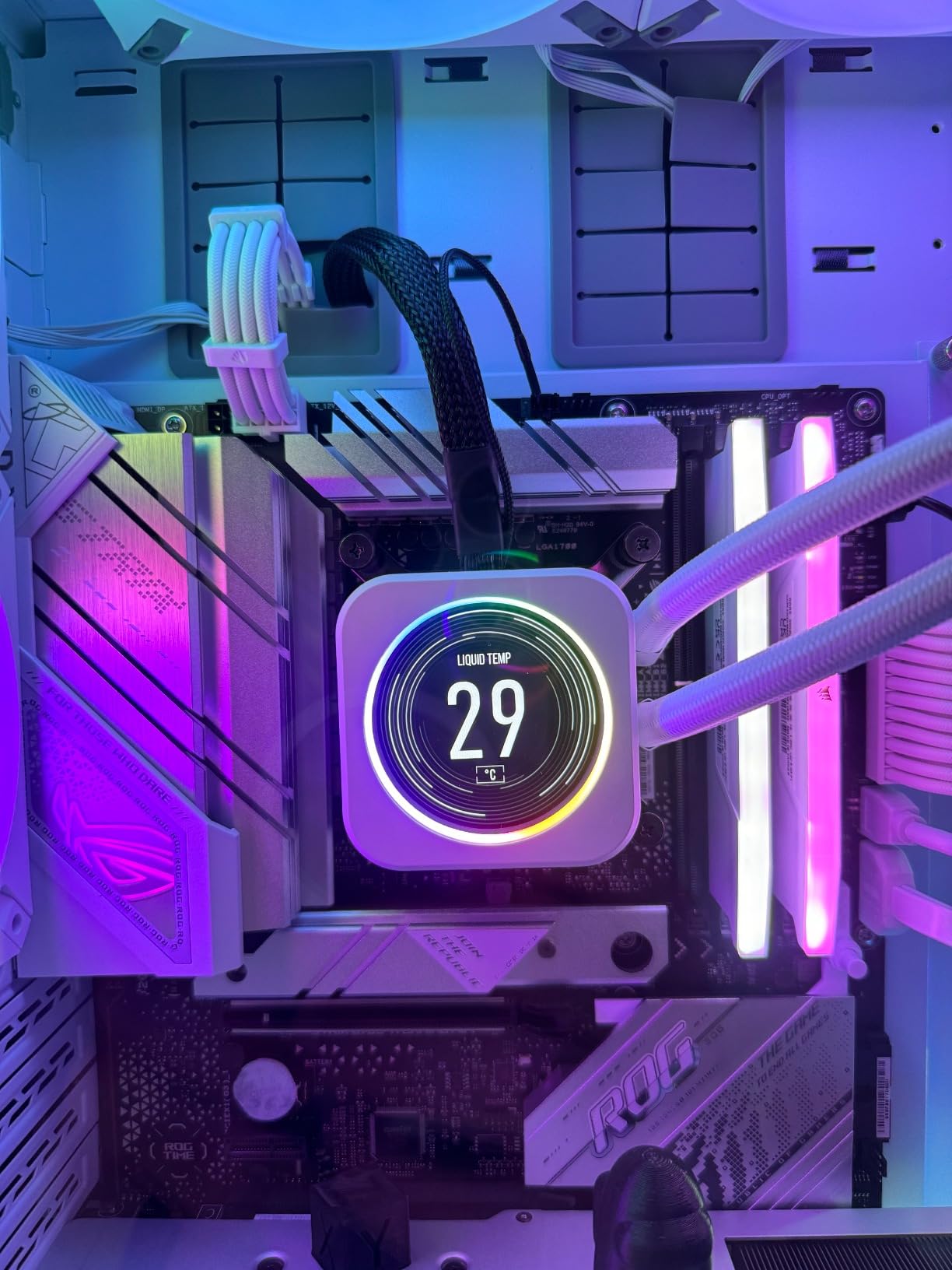 ASUS ROG Strix B760-A Gaming WiFi ATX Motherboard - Intel B760, DDR5, PCIe 5.0, WiFi 6E, Aura Sync RGB customer photo 1