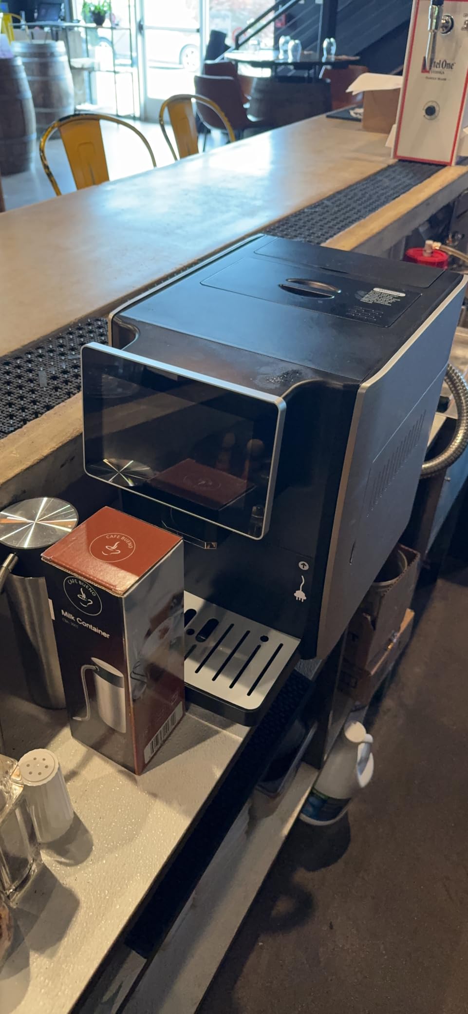Cafe Bueno Super Automatic Espresso Machine with Grinder & Milk Frother customer photo 1