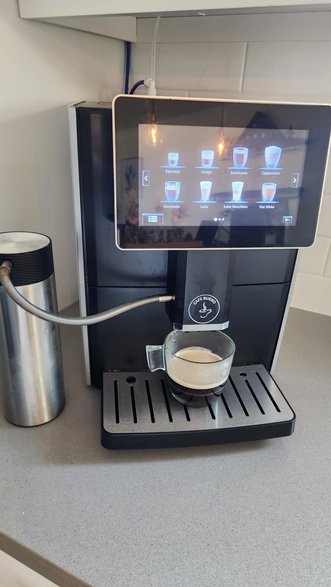 Cafe Bueno Super Automatic Espresso Machine with Grinder & Milk Frother customer photo 2