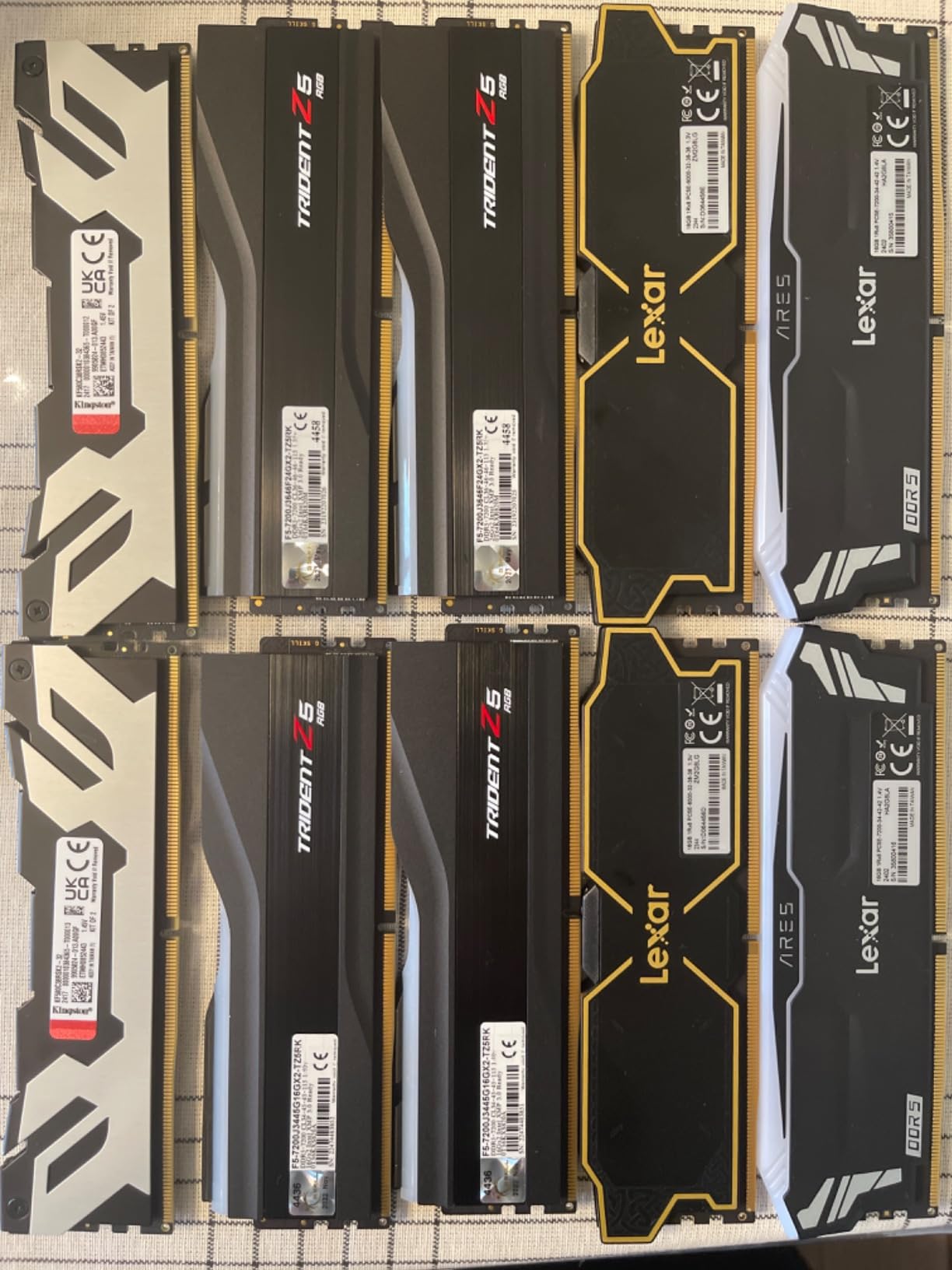 TEAMGROUP T-Create Expert Overclocking 10L DDR5 32GB Kit (2x16GB) 7200MHz (PC5-57600) CL34 A-DIE Desktop Memory Module Frame White - CTCWD532G7200HC34ADC01 customer photo 2