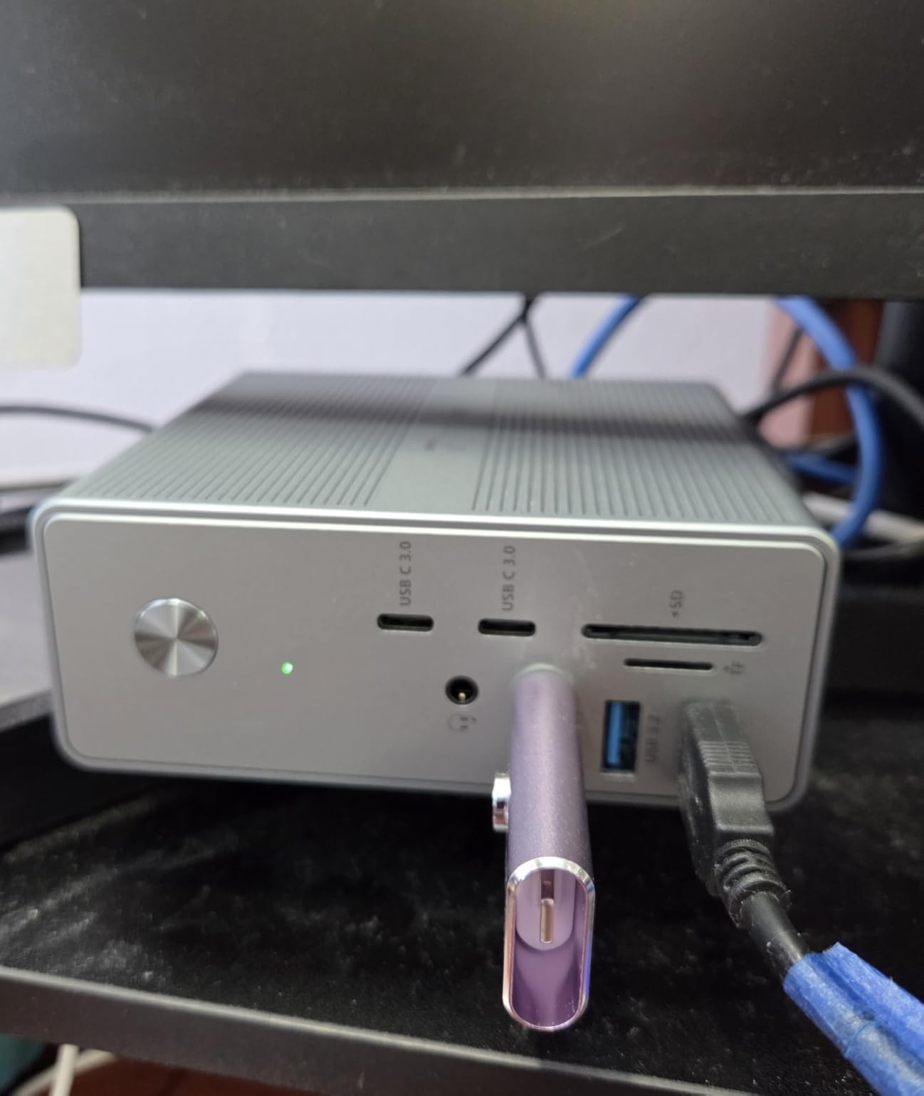 TobenONE DisplayLink Docking Station 3 Monitors with 120W Power Adapter | Triple/Quad 4K@60Hz Displays, for MacBook Pro/Air, Thunderbolt 4/3, USB-C Windows, 3X HDMI, 3X DP, 2xUSB-C, 4xUSB 3.2 10Gbps customer photo 2