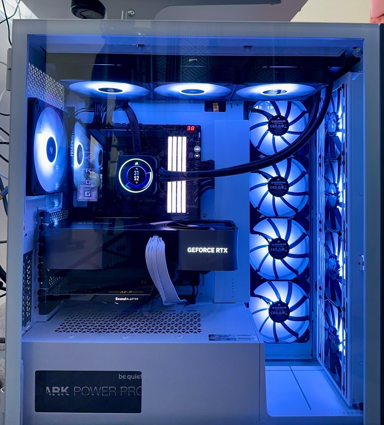 be quiet! Dark Power Pro 13 1600W, ATX 3.1, PCIe 5.1, 80+ Titanium PSU | Digital Voltage Control, Overclocking Key, Individually Sleeved Cables, Silent Wings Fan, Full Bridge LLC, 10-Year Warranty customer photo 1