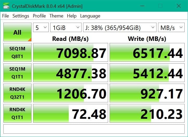 Lexar 1TB NM790 SSD PCIe Gen4 NVMe M.2 2280 Internal Solid State Drive, Up to 7400/6500 MB/s Read/Write, Compatible with PS5, for Gamers and Creators, Black (LNM790X001T-RNNNU) customer photo 1