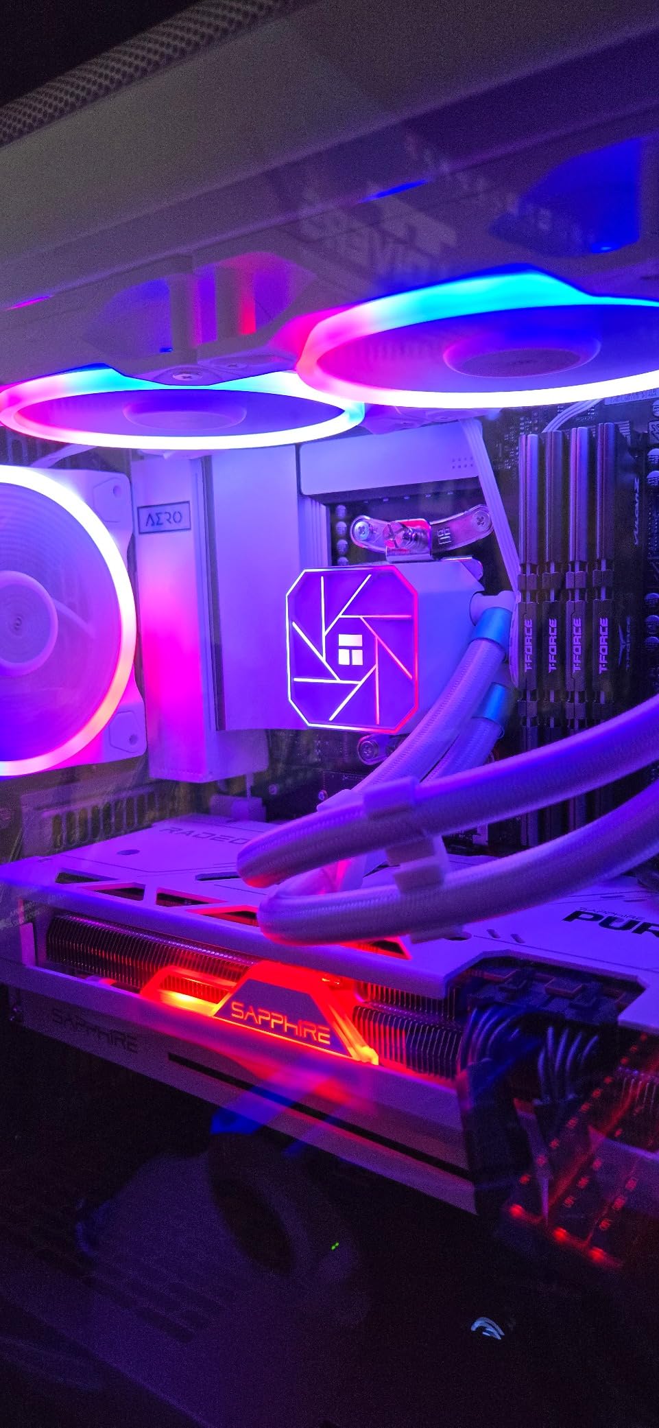 Thermalright Aqua Elite 240 White V3 AIO CPU Cooler, 240 Liquid Cooling Row, ARGB PWM Cooler Fans, for Intel LGA1150/1151/1155/1156/1200/1851/1700, AMD:AM4/AM5, PC Cooler Aio customer photo 2