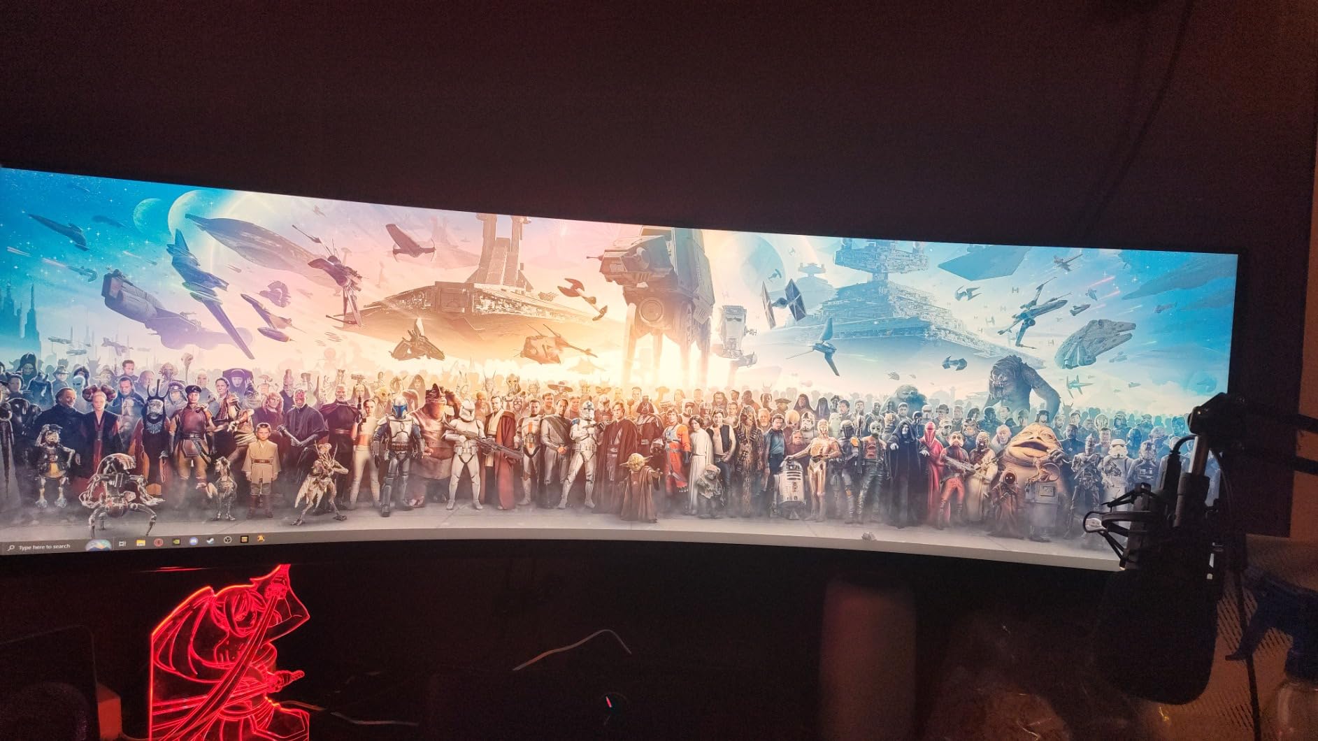 LG 45GR65DC-B Ultragear Curved Gaming Monitor 45-Inch 32:9 QHD 200Hz 1ms UltraWide Display AMD FreeSync Premium Pro VESA DisplayHDR 600 HDMI 2.1 x2 DP UBS x3 Tilt/Height/Swivel Stand - Black customer photo 2
