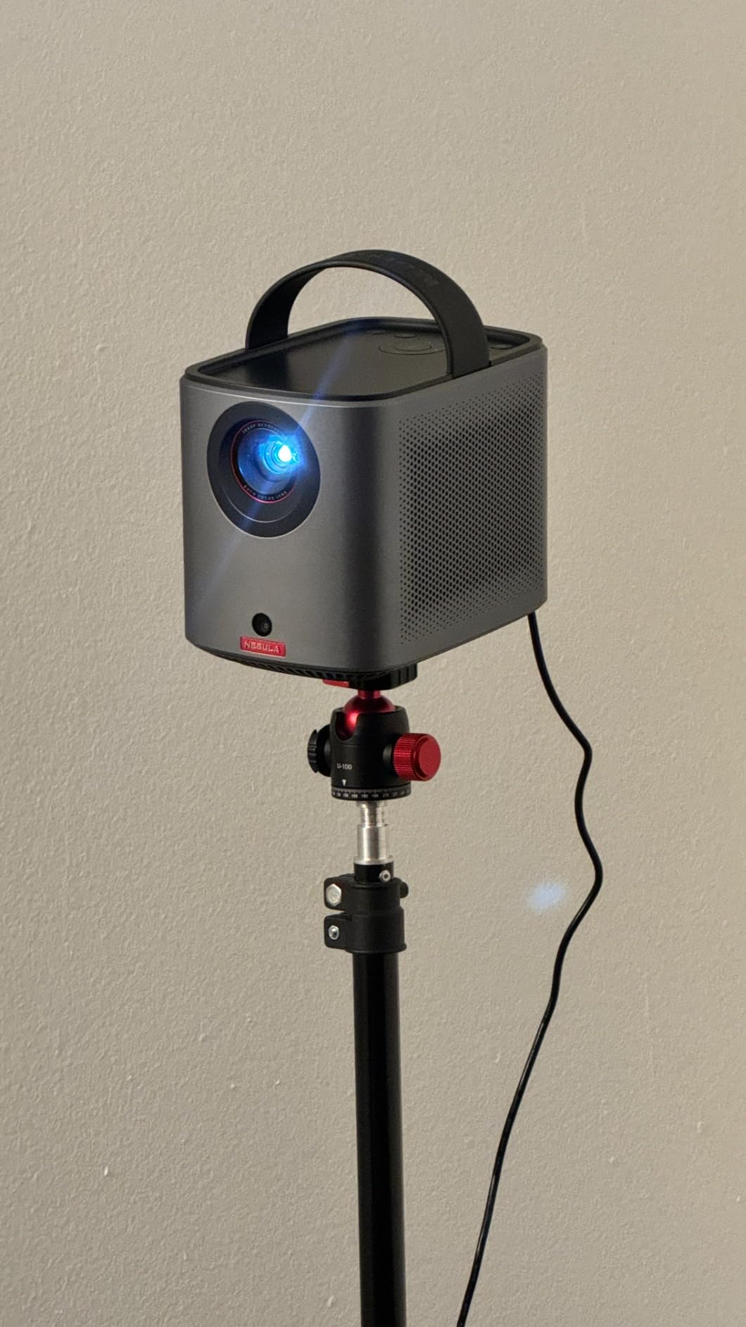 NEBULA Mars 3 Air Portable Outdoor Projector, Built-In Battery | Google TV, 1080p, 400 ANSI Lumen, 2.5H Playtime, Netflix Officially Licensed, Dolby Digital Sound, 150