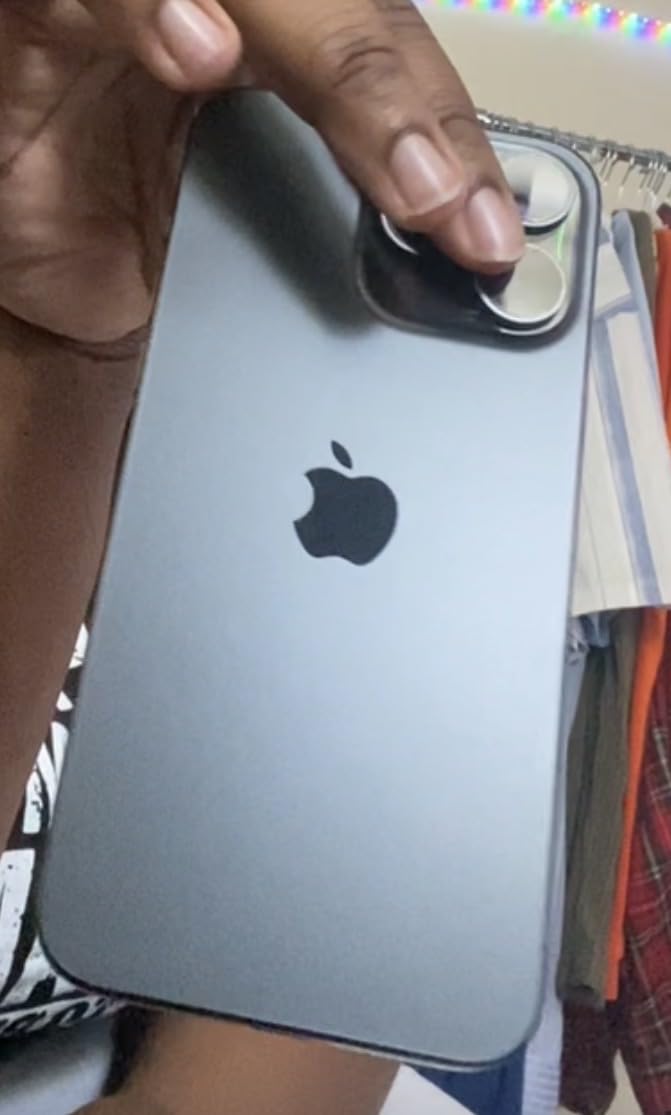 Apple iPhone 15 Pro Max, 256GB, Blue Titanium - Unlocked (Renewed) customer photo 2