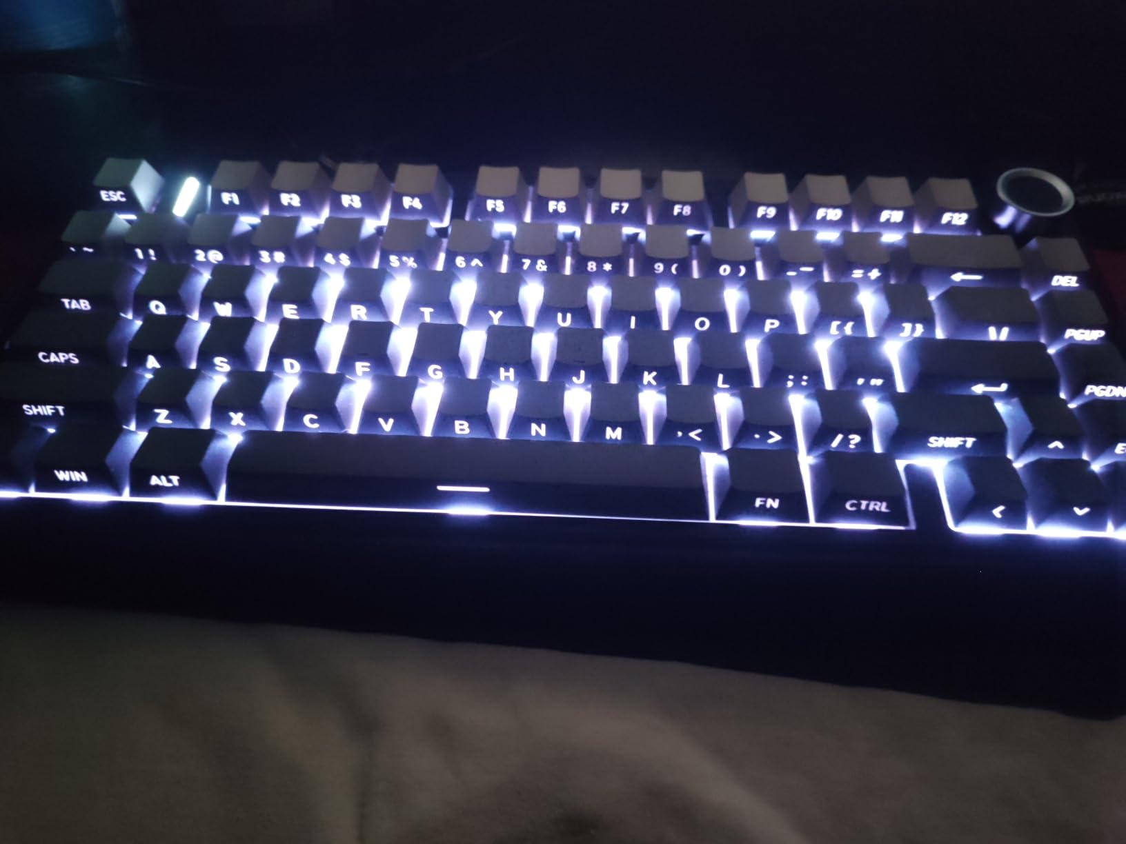 EPOMAKER x Aula F75 Gasket Mechanical Keyboard, 75% Wireless Hot Swappable Gaming Keyboard with Five-Layer Padding&Knob, BT/2.4GHz/USB-C, RGB (Light Blue, LEOBOG Reaper Switch) customer photo 2