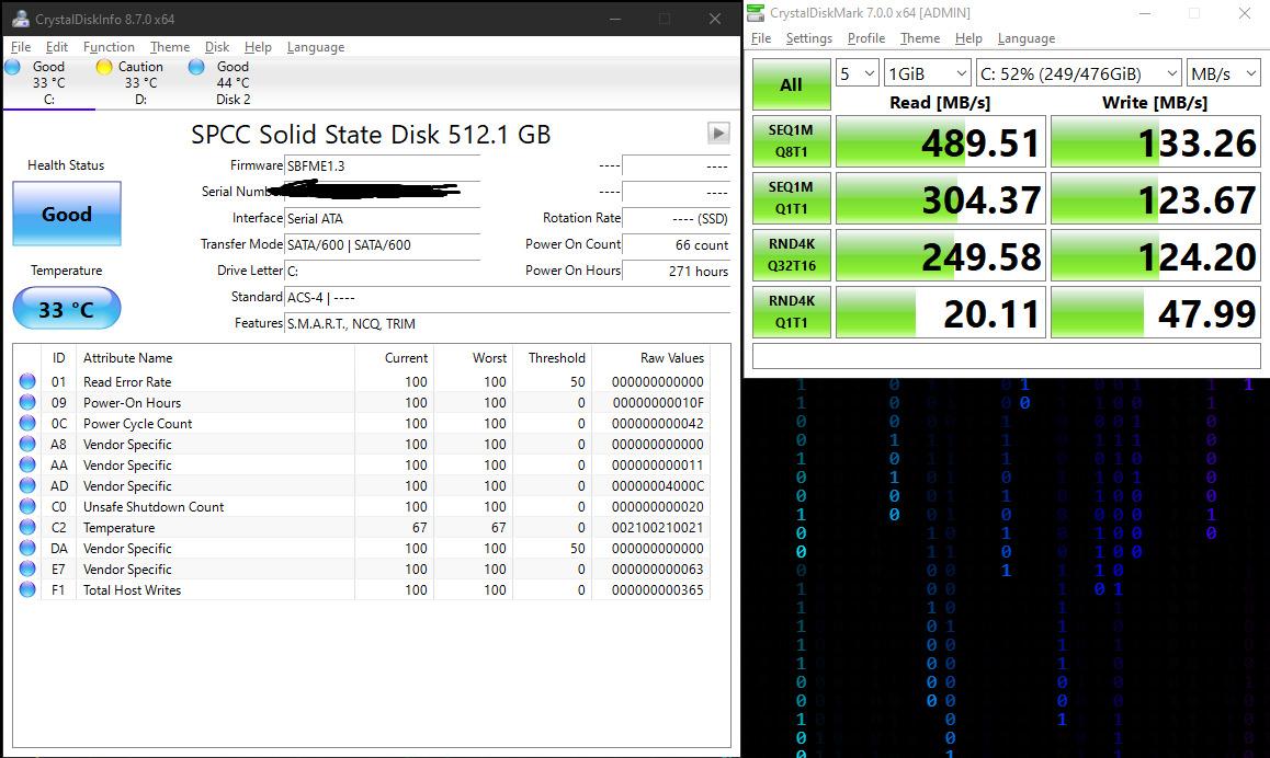 Silicon Power 256GB SSD 3D NAND A55 SLC Cache SATA III 2.5