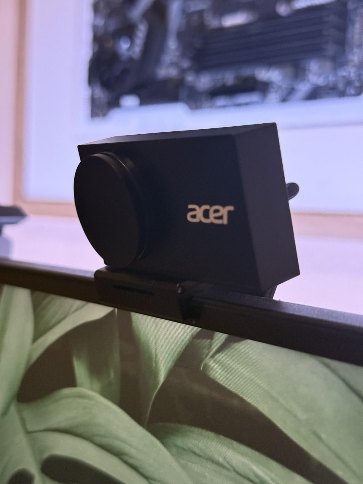 Acer 4K Webcam for PC/Mac with All-Metal Unibody Sculpted, Sony 1/2