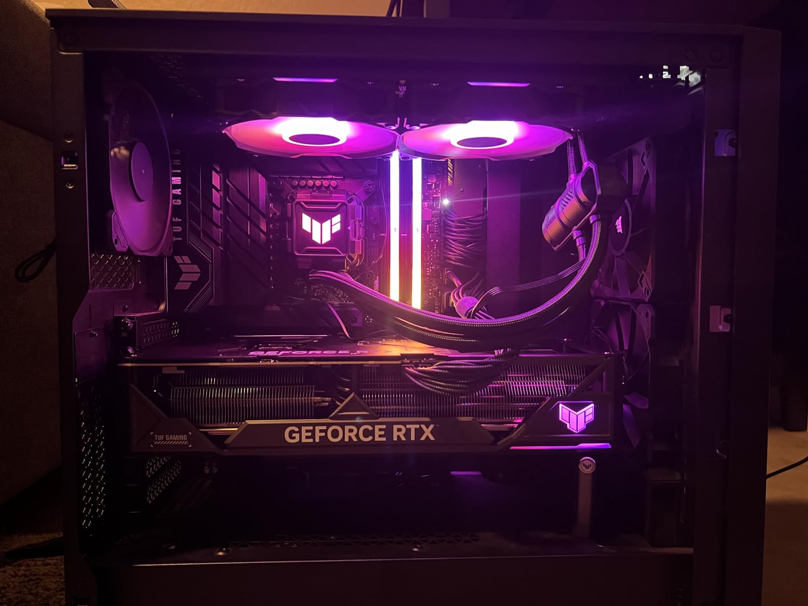 ASUS TUF Gaming NVIDIA GeForce RTX 4080 Super OC Edition Gaming Graphics Card (PCIe 4.0, 16GB GDDR6X, HDMI 2.1a, DisplayPort 1.4a), 3 Year Warranty customer photo 1