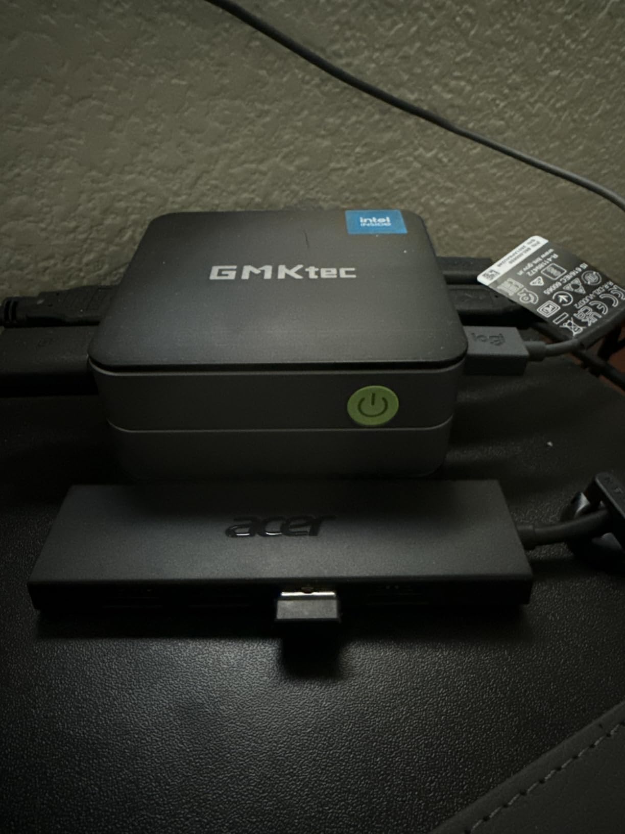Acer USB C Hub with 4K HDMI, 9-in-1 Laptop Docking Station with 1080P VGA | USB C to Ethernet Adapter with 5Gbps 3xUSB-A Data Transfer, 100W Max PD Port, SD/TF Card Reader for MacBook, Acer, 0.65ft customer photo 1