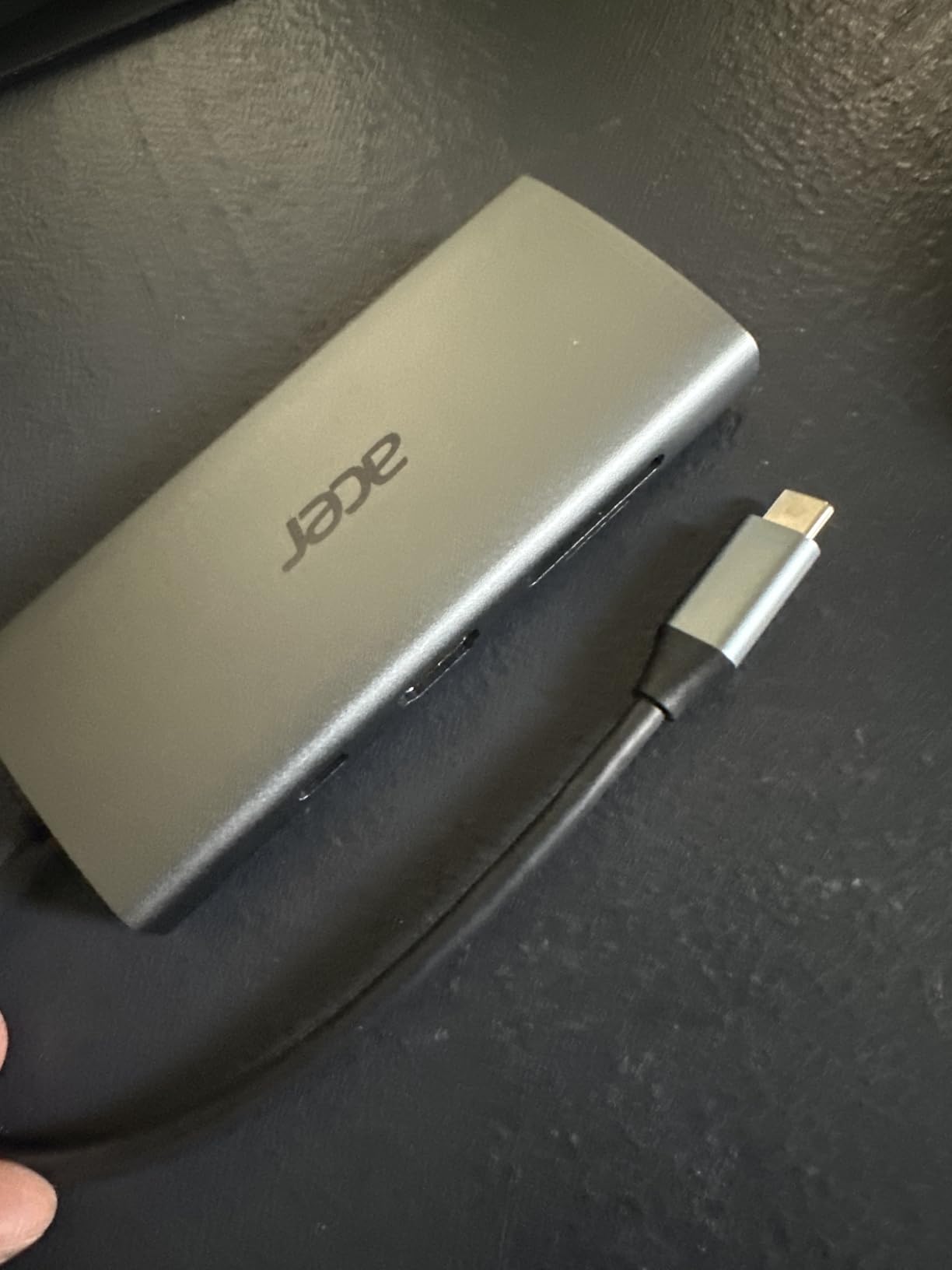 Acer USB C Hub with 4K HDMI, 9-in-1 Laptop Docking Station with 1080P VGA | USB C to Ethernet Adapter with 5Gbps 3xUSB-A Data Transfer, 100W Max PD Port, SD/TF Card Reader for MacBook, Acer, 0.65ft customer photo 2