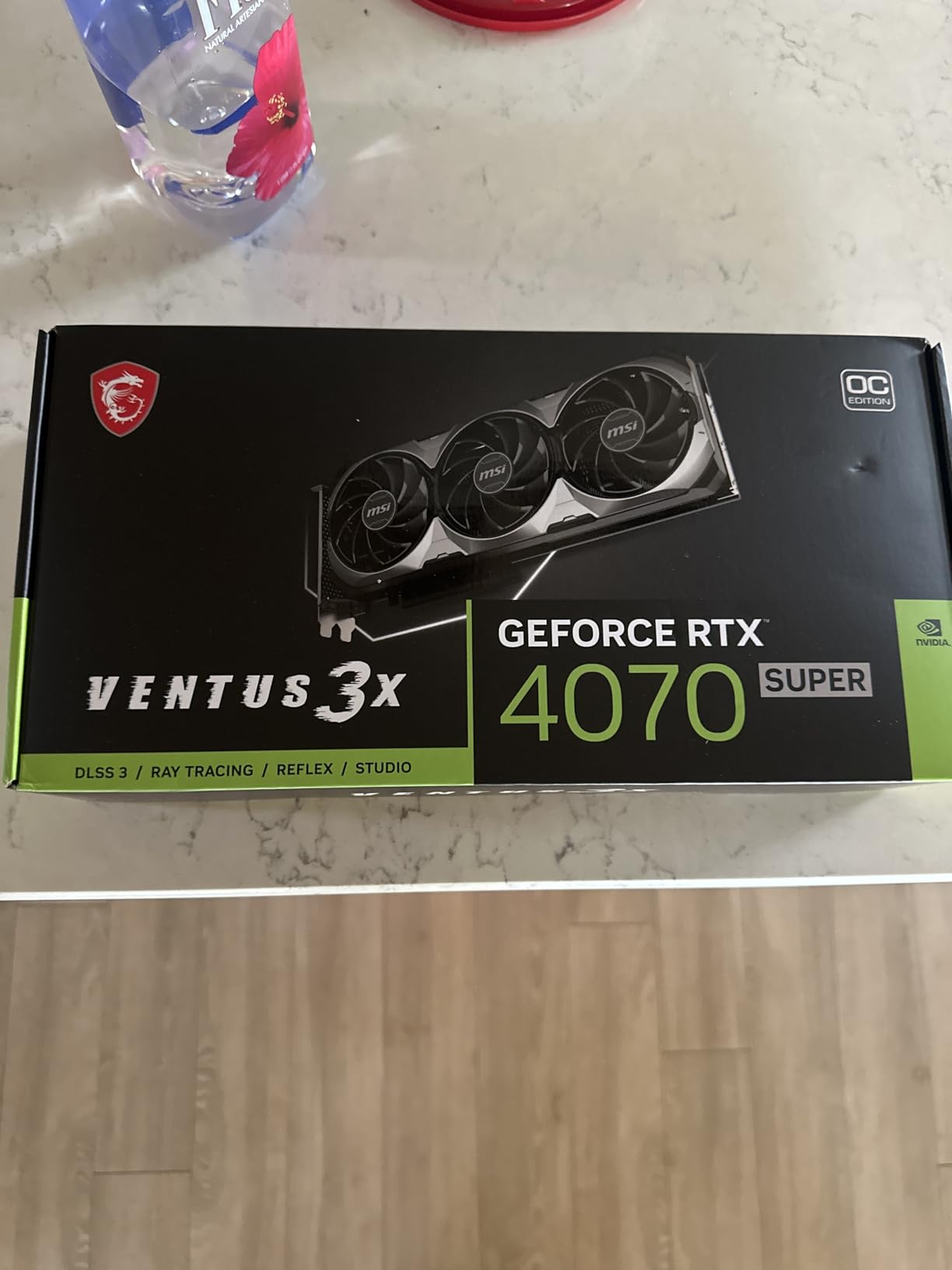 MSI Gaming RTX 4070 Super 12G Ventus 3X OC Graphics Card (NVIDIA RTX 4070 Super, 192-Bit, Extreme Clock: 2520 MHz, 12GB GDRR6X 21 Gbps, HDMI/DP, Ada Lovelace Architecture) customer photo 1