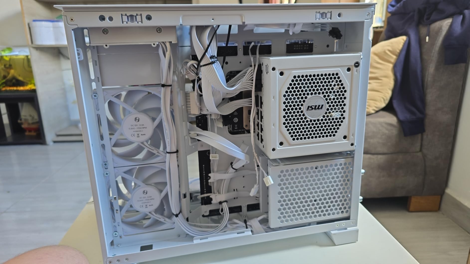 MSI MAG A850GL PCIE5 White, Fully Modular Compact Gaming 850W Power Supply, 80+ Gold, ATX 3.1 & PCIe 5.1 Ready, Native Dual-Color 12V-2x6 Cable, 10 Year Warranty customer photo 1