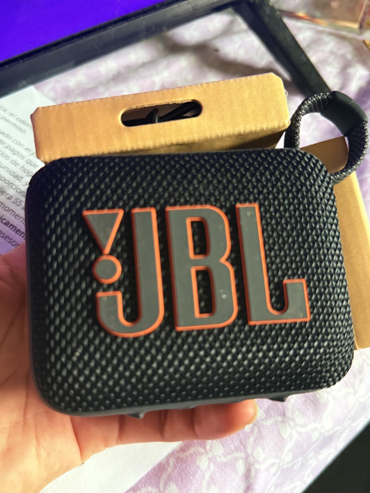 JBL Go 4 - Ultra-Portable, Waterproof and Dustproof Bluetooth Speaker, Big JBL Pro Sound with Punchy bass, 7-Hour Built-in Battery, Made in Part with Recycled Materials (Squad) customer photo 1