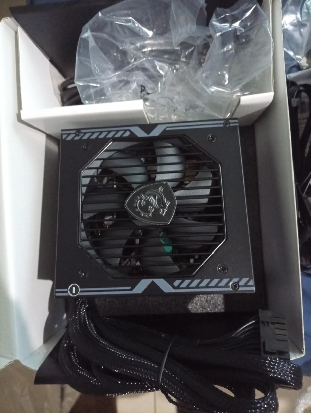 MSI MAG A650BE, Semi-Modular Compact 650W ATX Power Supply, 80+ Bronze, Low-Noise Fan, Active PFC Design, 5 Year Warranty customer photo 2