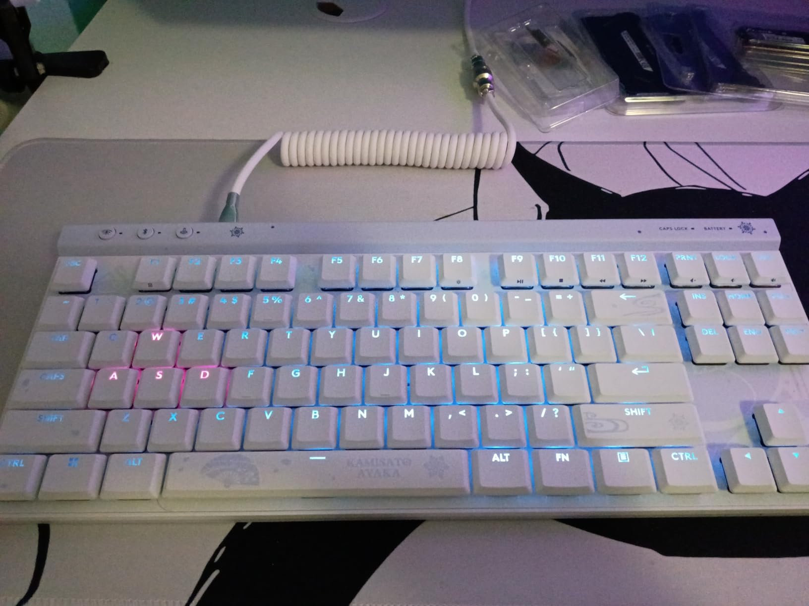 Logitech G515 Lightspeed TKL Wireless Gaming Keyboard (Tactile) - Black | LIGHTSPEED, low profile gaming, LIGHTSYNC RGB, thin tenkeyless design, PBT keycaps, mechanical switches customer photo 1