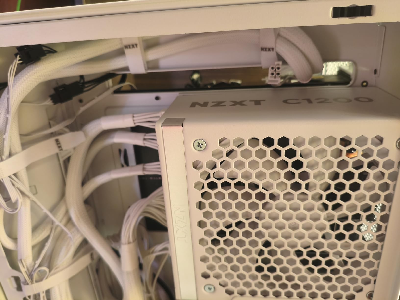 NZXT C1200 Gold ATX 3.1-1200W Fully Modular Power Supply | 1200W 80 PLUS Gold ATX 3.1 PSU, fully modular and quiet. PCIe 5 ready for high-end GPUs, backed by a 10-year warranty. customer photo 1