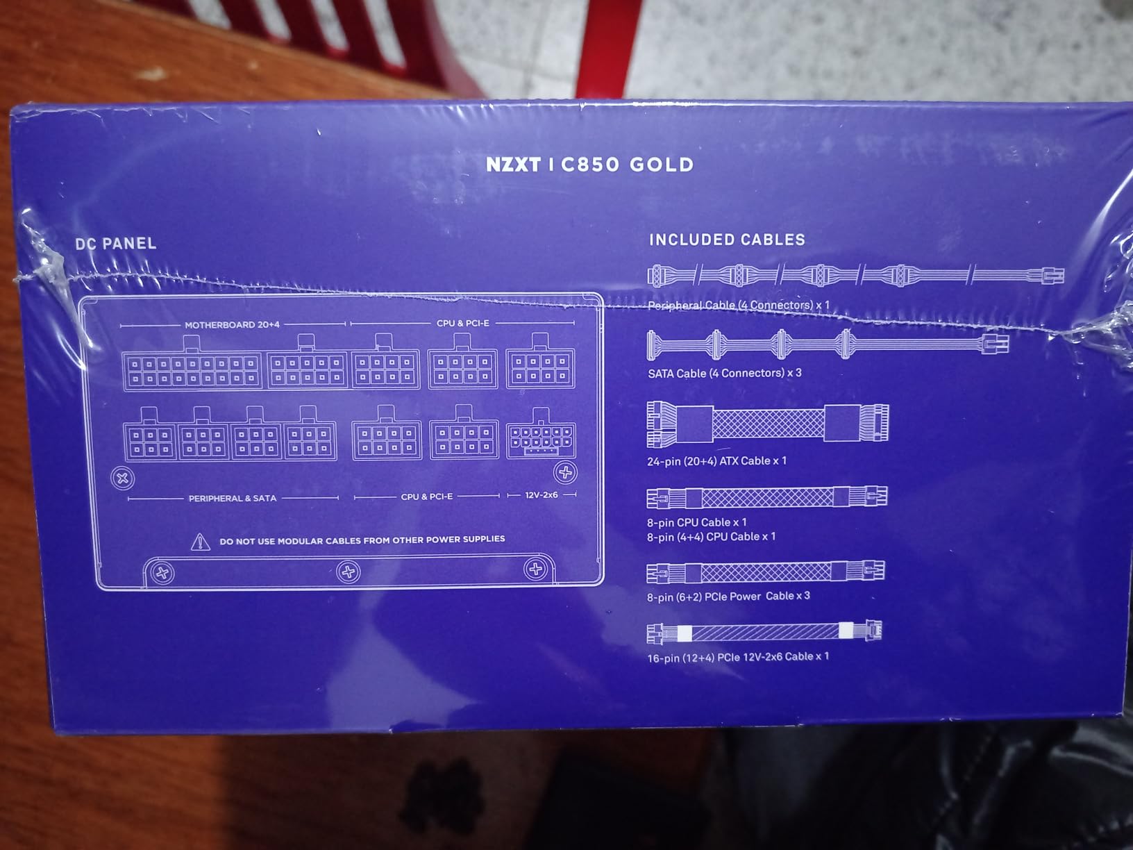 NZXT C850 Gold ATX 3.1-850W Fully Modular Power Supply | 850W 80 PLUS Gold ATX 3.1 PSU, fully modular and quiet. PCIe 5 ready for modern GPUs, backed by a 10-year warranty. customer photo 1