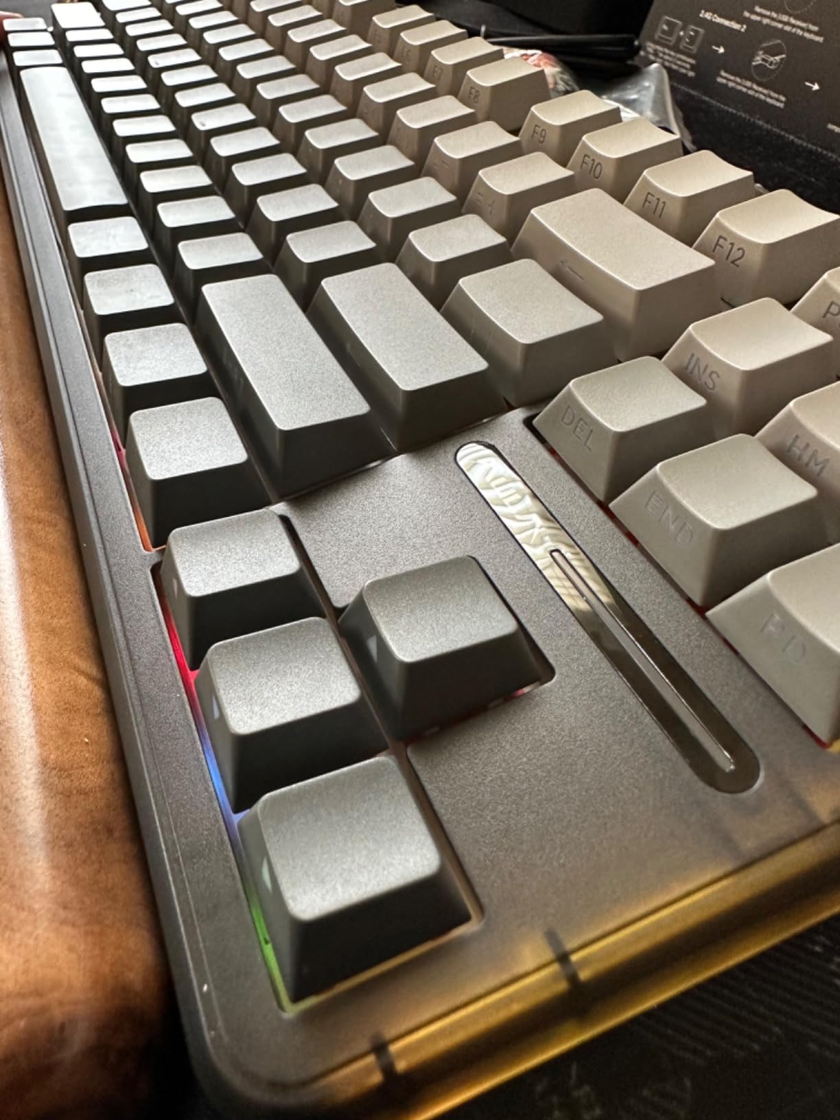 AULA F87 Pro Wireless Mechanical Keyboard, Tri-Mode BT5.0/2.4GHz/USB-C Hot Swappable Custom Keyboard, Pre-lubed Switches, Side Printed PBT Keycaps, 75% TKL RGB Backlit Gaming Keyboards customer photo 2