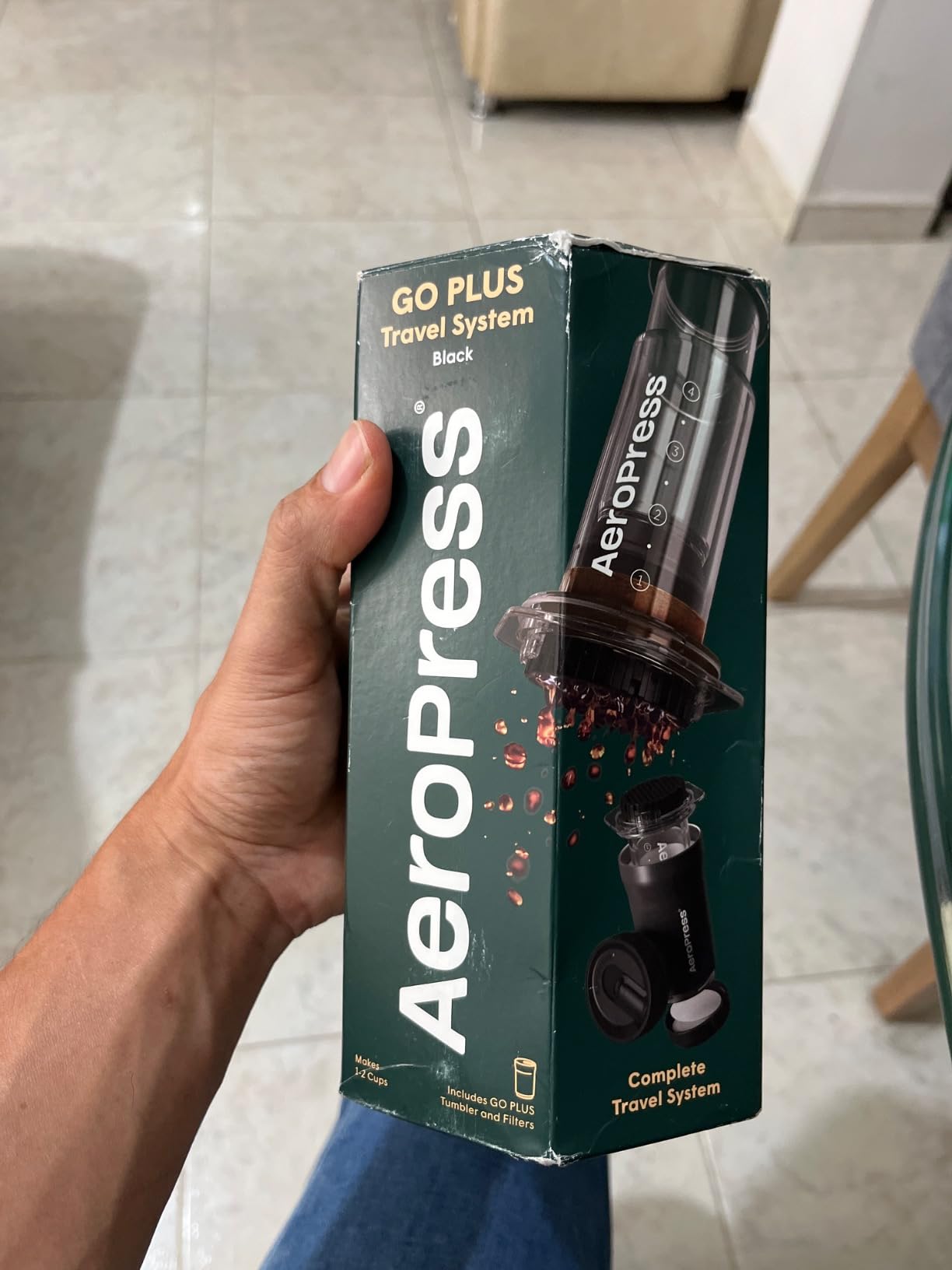 AeroPress Go Plus Portable Coffee Maker Kit, Black | Small, Travel, Camping & Office, All-in-One French Press, Pour-Over & Espresso Style Manual Brewer customer photo 2