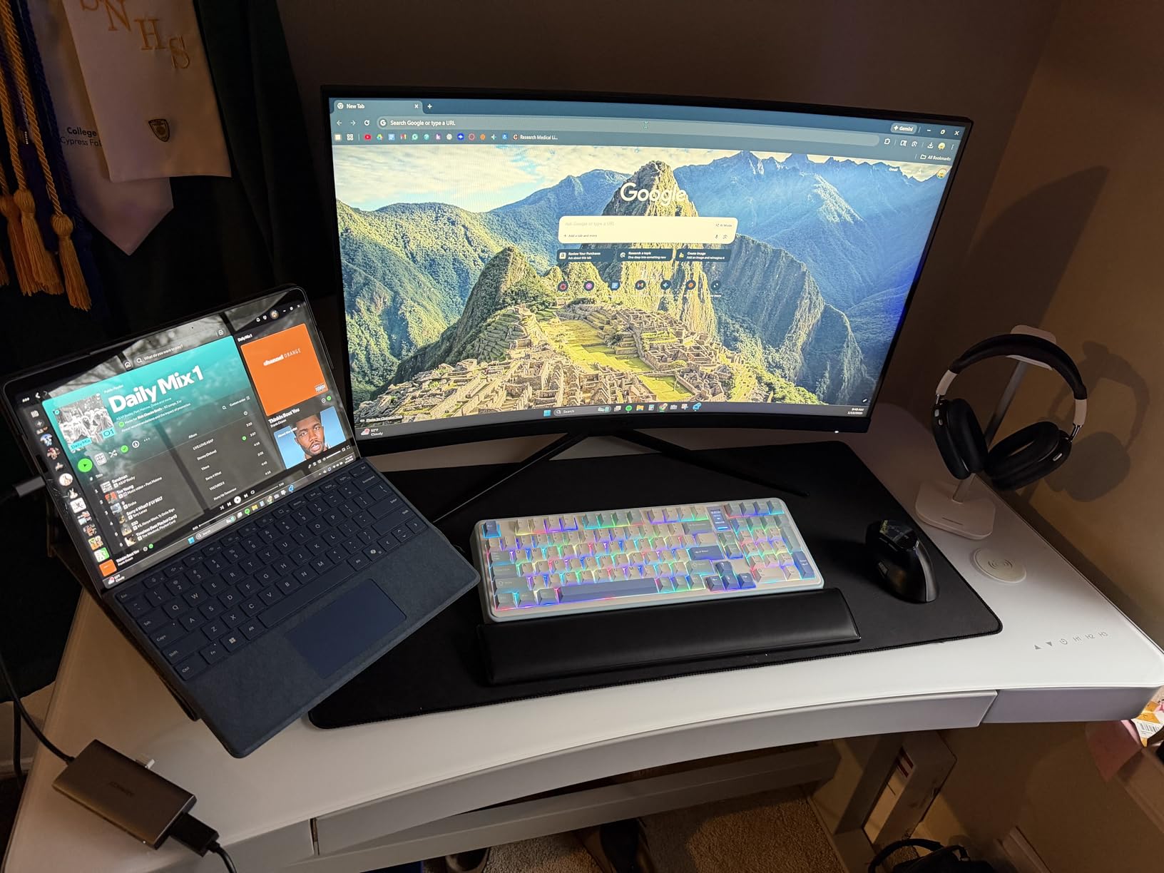 USB C Docking Station Dual Monitor, ABIWAZY 15 in 1 Laptop Docking Station | 8K DP, Dual HDMI 4K@60Hz, 1Gbps Ethernet, 100W PD, Screen Button, USB-C Data Ports&SD/Micro SD, USB C Hub for HP/Delll/Lenovo customer photo 1