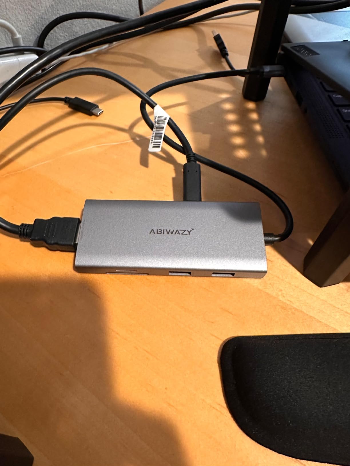 USB C Docking Station Dual Monitor, ABIWAZY 15 in 1 Laptop Docking Station | 8K DP, Dual HDMI 4K@60Hz, 1Gbps Ethernet, 100W PD, Screen Button, USB-C Data Ports&SD/Micro SD, USB C Hub for HP/Delll/Lenovo customer photo 2