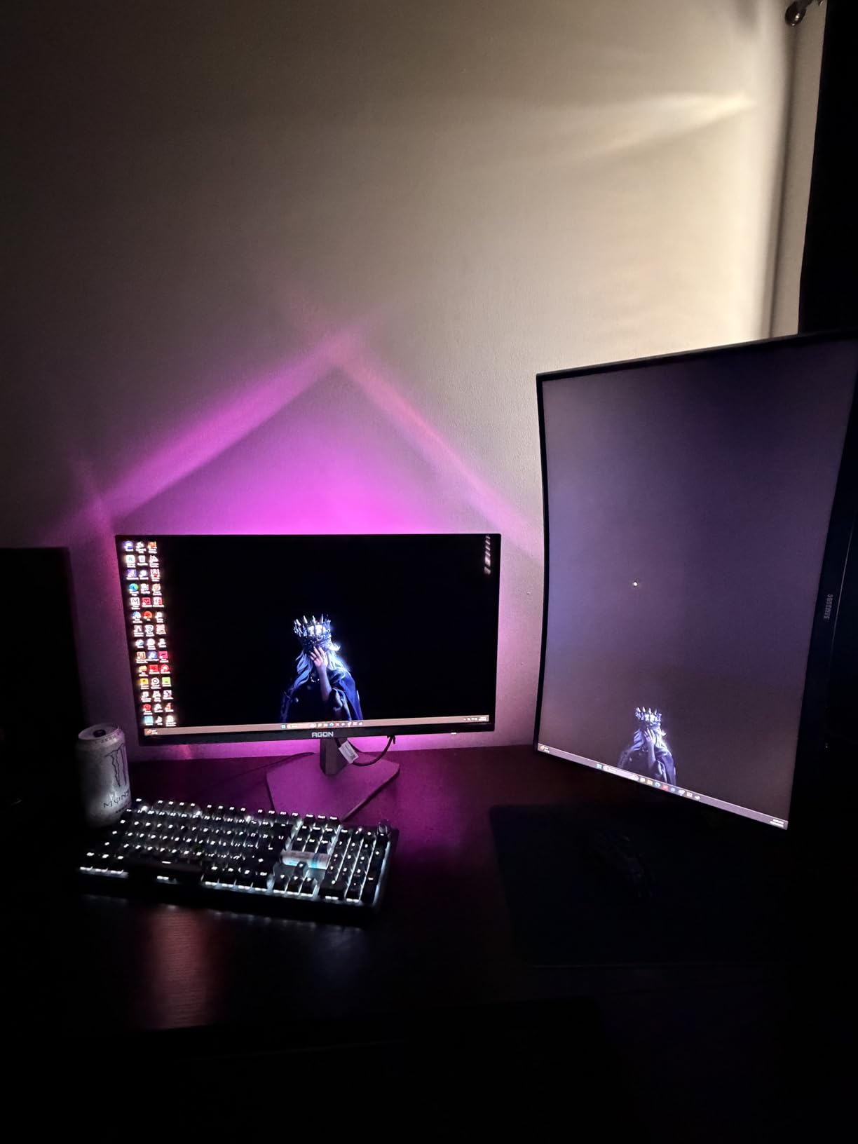 AOC Agon Pro 27 Inch Gaming Monitor QD OLED 240Hz 0.03ms, AG276QZD2 | 2560x1440, Height Adjustable, HDR TrueBlack 400 customer photo 2