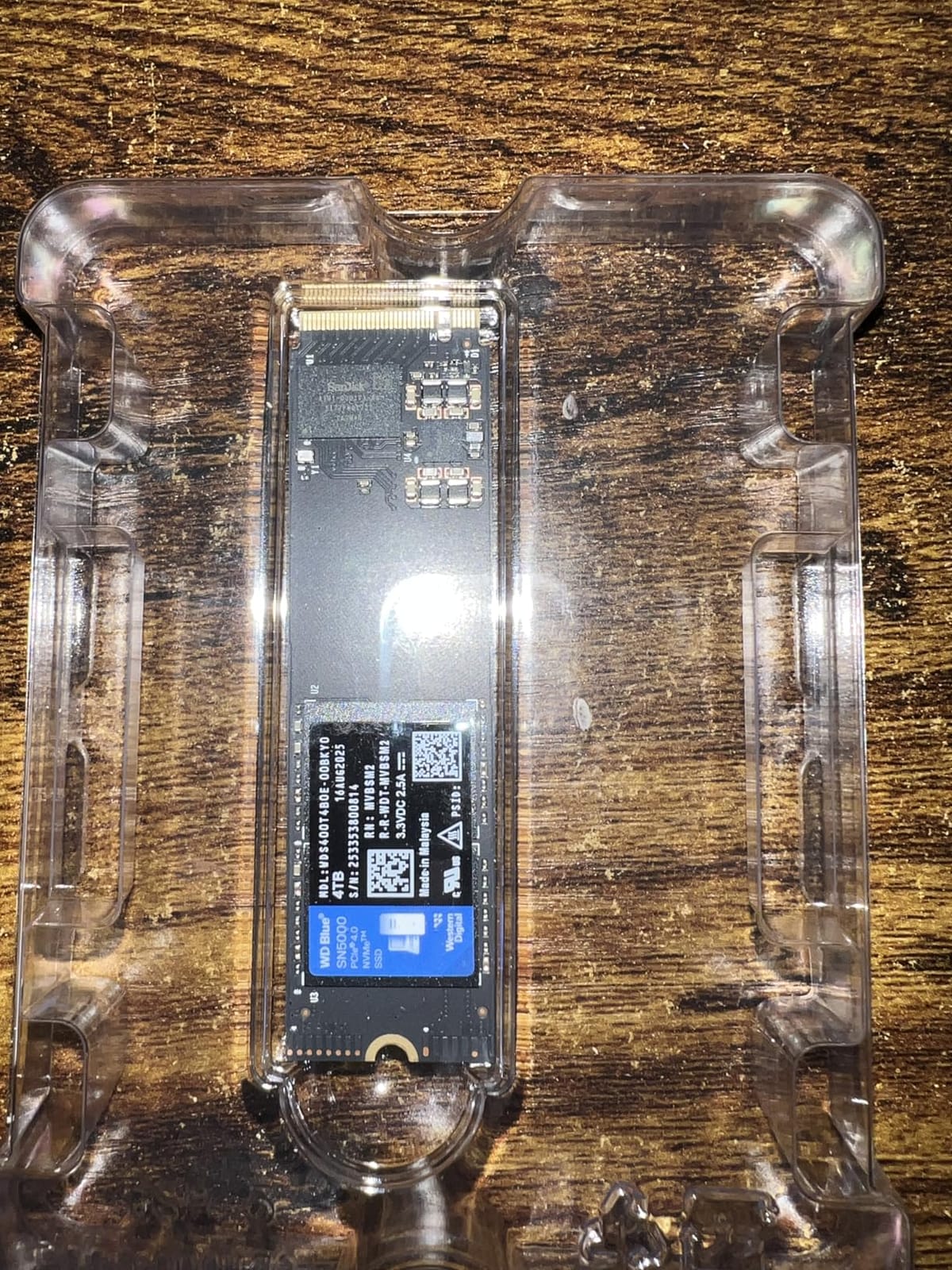 Western Digital 4TB WD Blue SN5000 NVMe Internal Solid State Drive SSD - PCIe Gen 4.0, M.2 2280, Up to 5,500 MB/s - WDS400T4B0E [New Generation] customer photo 1