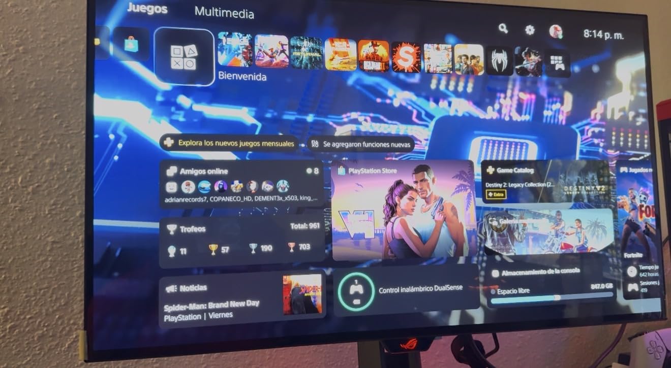 ASUS ROG PG32UCDP 32 Inch 4K 240Hz OLED Gaming Monitor | Dual Mode FHD 480Hz, Custom Heatsink, 0.03ms, G-SYNC Compatible, AI Gaming, USB-C 90W, True 10-bit, for PS5 and Xbox customer photo 2