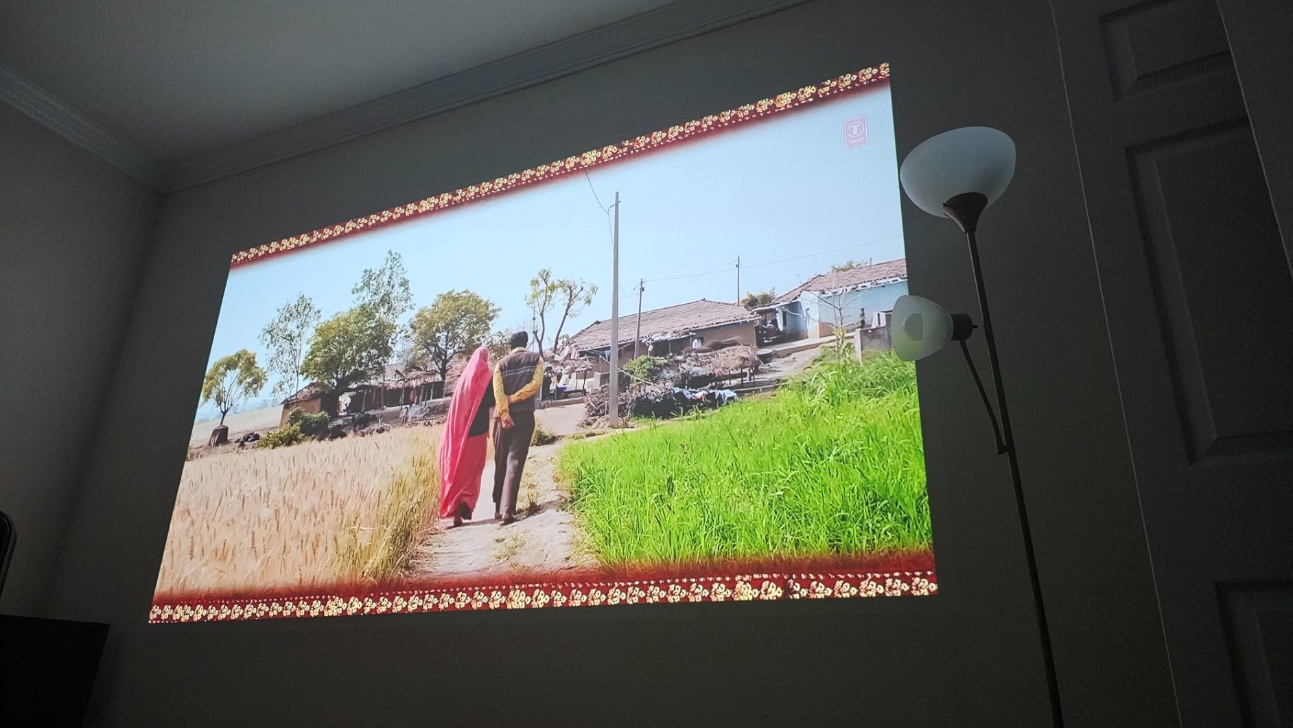 XGIMI Halo+ Portable Projector, Google TV, Licensed Netflix, 700 ISO Lumens | 1080P Home Projector, Auto Focus, Built-in Battery with 2.5 Hours Playtime, 2 x 5W Harman Kardon Speakers, Home & Outdoor customer photo 1