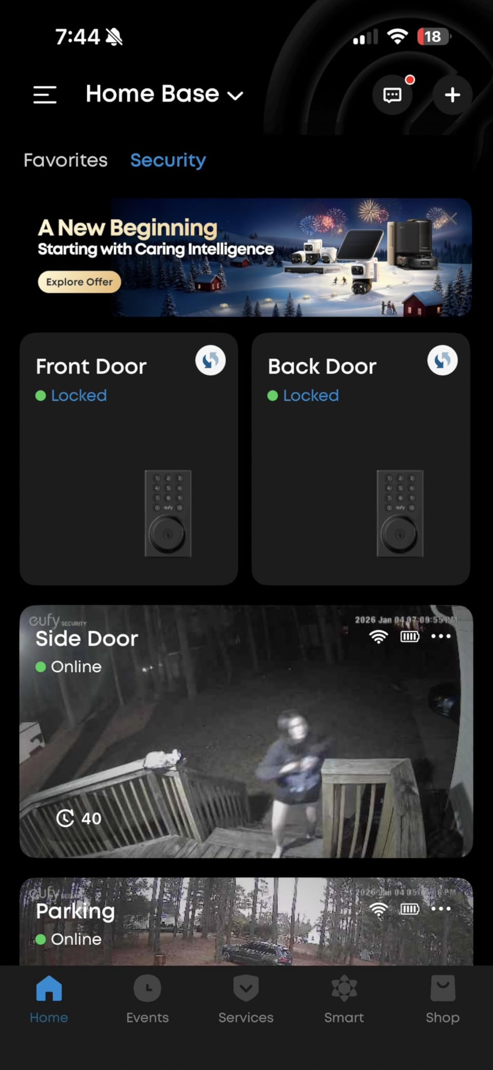 eufy Security Smart Lock C30, Keyless Entry Door Lock, Built-in Wi-Fi | Easy Installation, App Remote Control, Reliable Power, Keypad Deadbolt for Front Door, BHMA Grade 3, Black customer photo 1