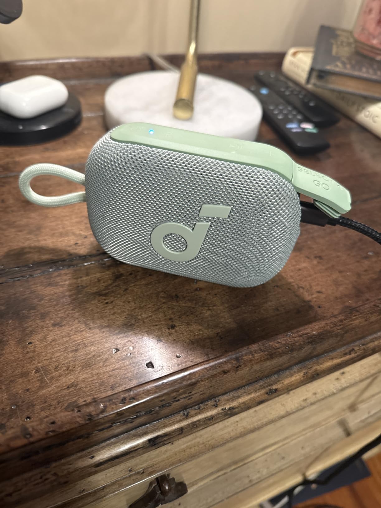Soundcore Select 4 Go Bluetooth Shower Speaker by Anker, IP67 | 20H Playtime, Floatable, Dustproof, Ultra-Portable Bluetooth Speaker, Powerful Sound, Ideal for Outdoors/Home/Travel customer photo 1