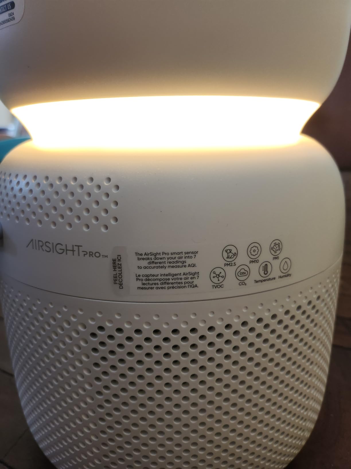 LEVOIT Smart Air Purifier for Home Bedroom, Quiet for a Nursery, Sprout | HEPA Filter, White Noise Sound Machine, Blue Light-Safe Night Light for Better Sleep, AHAM VERIFIDE, 5 Air Quality Monitor customer photo 1