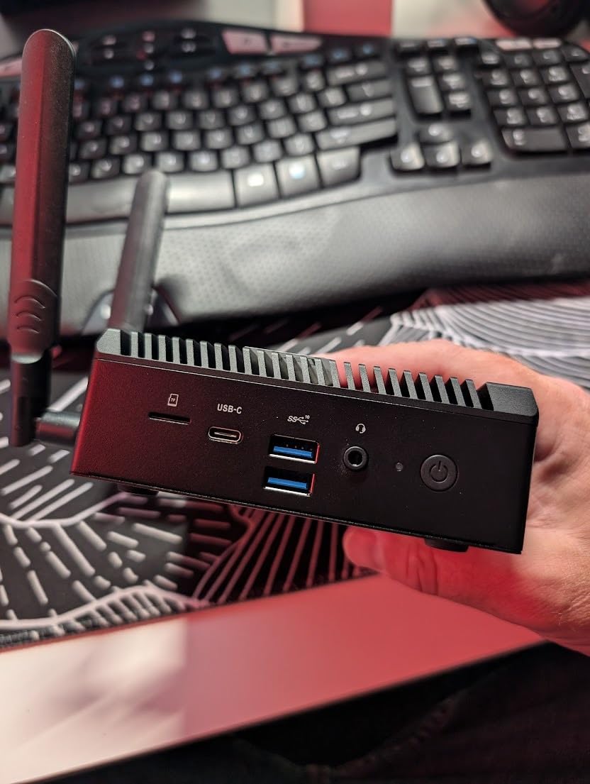 MINIX Fanless Mini PC, Intel 12th Gen N300, NEO Z300-0dB 16GB DDR4, 512GB M.2 PCIe x 4 SSD Micro Desktop Computer, 4K Dual Display/2.5G LAN, for Business Home Office Multi-Tasking customer photo 2