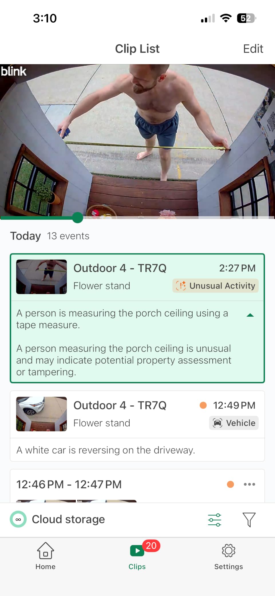 Blink Outdoor 4 - Wireless smart security camera, two-year battery life, 1080p HD day and infrared night live view, two-way talk. Sync Module Core included - 3 camera system customer photo 1