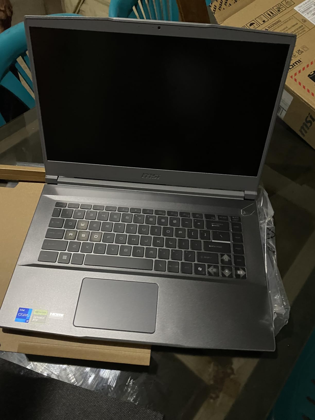 msi Thin 15 15.6” 144Hz FHD Gaming Laptop: Intel Core i7-13620H, NVIDIA Geforce RTX 4050, 16GB DDR4, 512GB NVMe SSD, WiFi 6E, Win 11: Black B13VE-2678US customer photo 1