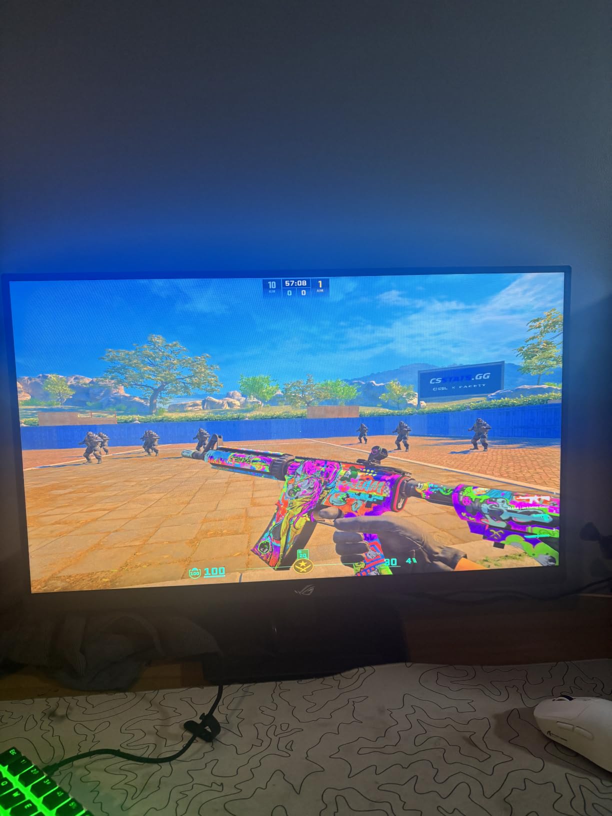 ASUS ROG XG279CNS 27 Inch 1080p 380Hz USB-C Gaming Monitor | ELMB Sync, Tripod Socket, IPS, DisplayHDR 400, DisplayWidget Center, 0.3ms customer photo 1