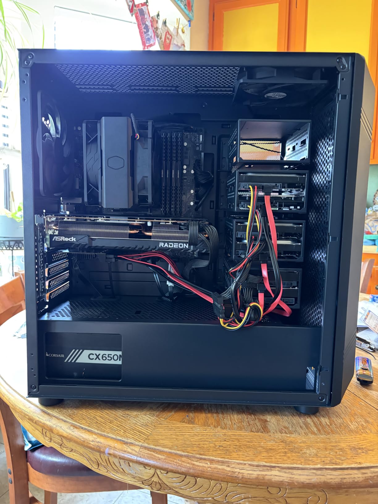 Rosewill Helium NAS Black ATX Mid Tower Computer Case, Mesh Panel, 4X 140mm PWM Fan, Ideal for DIY NAS, Media Servers, or Small Business Applications customer photo 1