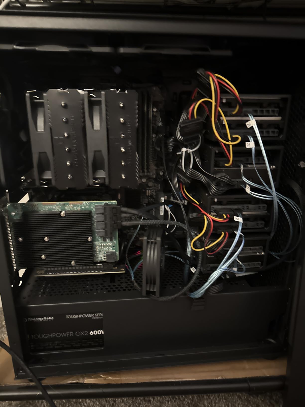 Rosewill Helium NAS Black ATX Mid Tower Computer Case, Mesh Panel, 4X 140mm PWM Fan, Ideal for DIY NAS, Media Servers, or Small Business Applications customer photo 2