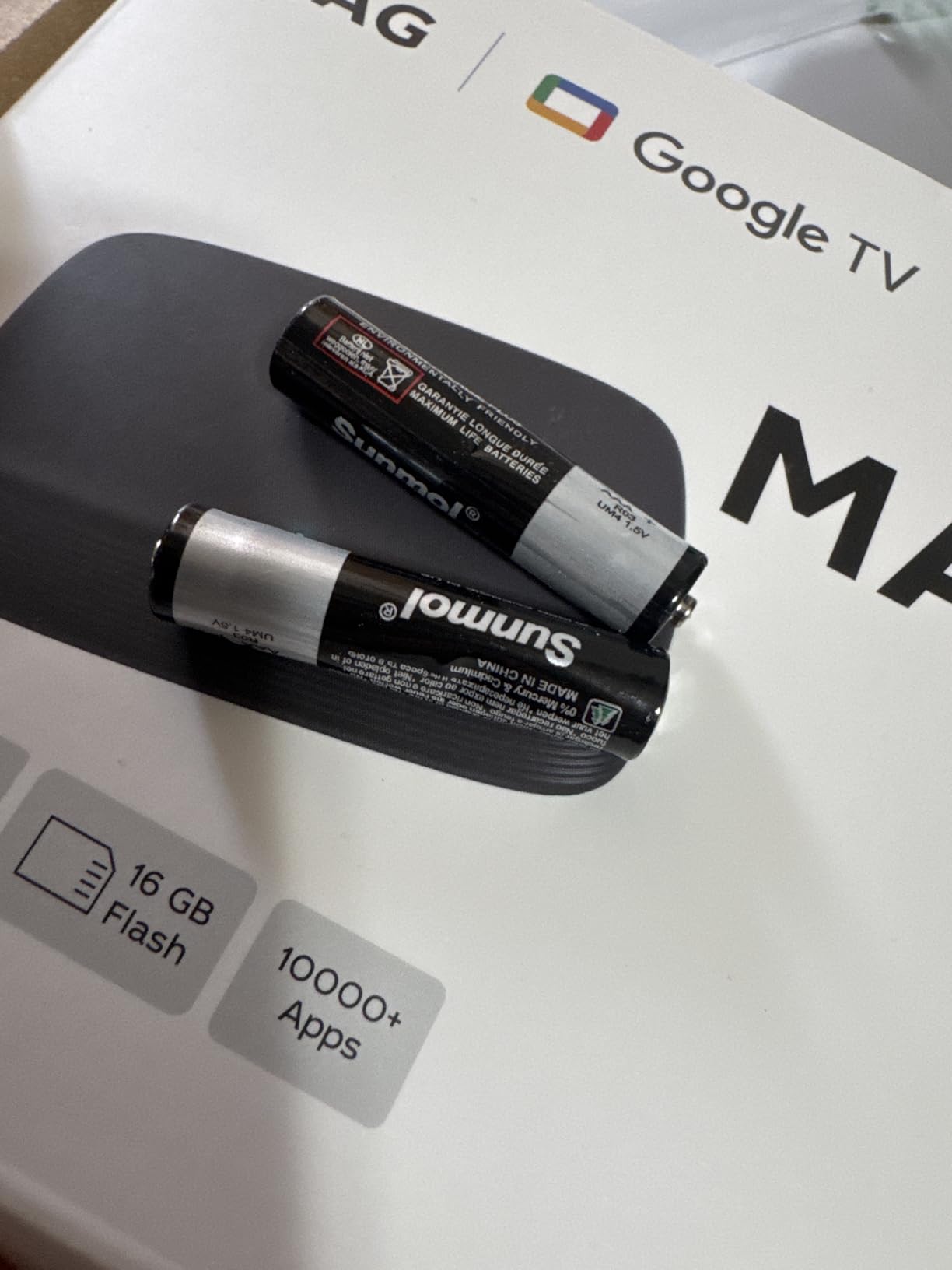Infomir MAG555 Streaming Media Player Google TV - 4K Ultra HD, HDR, Dual-Band Wi-Fi, HDMI 2.1 & AV Output customer photo 1