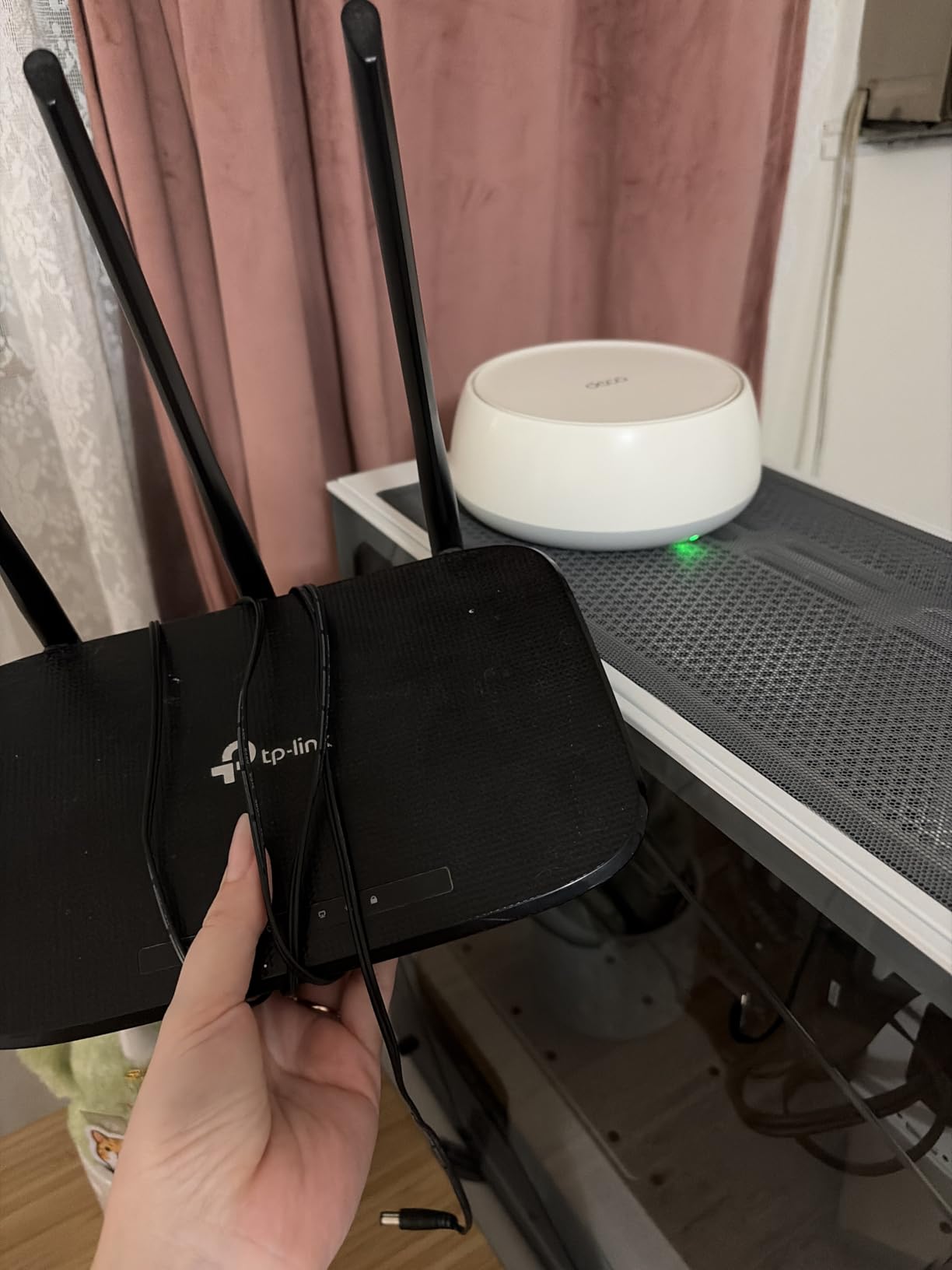TP-Link Deco 7 BE23 Dual-Band BE3600 WiFi 7 Mesh Wi-Fi System | 4-Stream 3.6 Gbps, 160 Mhz | Covers up to 4,500 Sq.Ft | 2× 2.5G Ports Wired Backhaul | VPN, MLO, AI-Roaming, HomeShield, 2-Pack customer photo 1