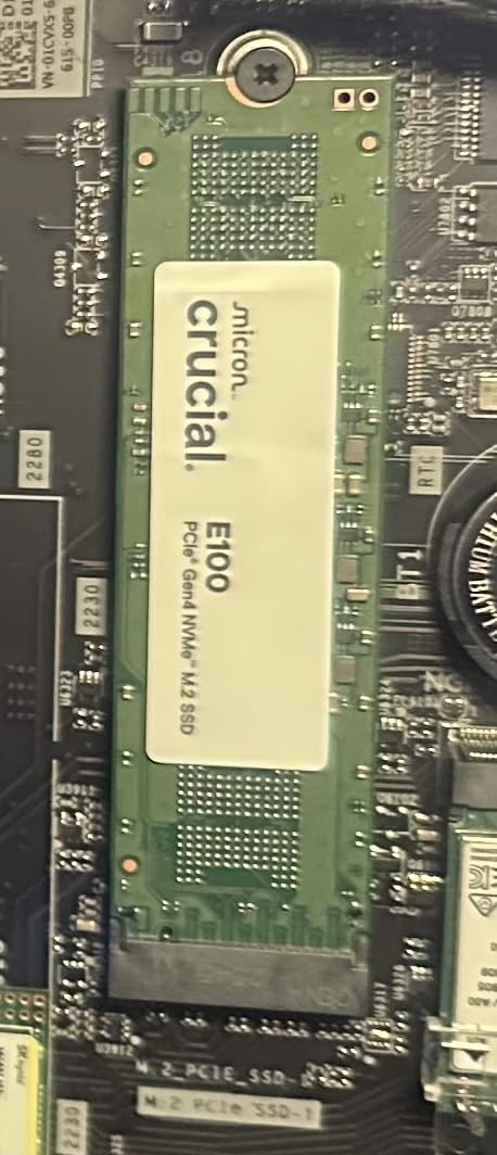 Crucial E100 SSD 480GB M.2 NVMe PCIe Gen4 Internal SSD, Up to 4,700MB/s customer photo 1